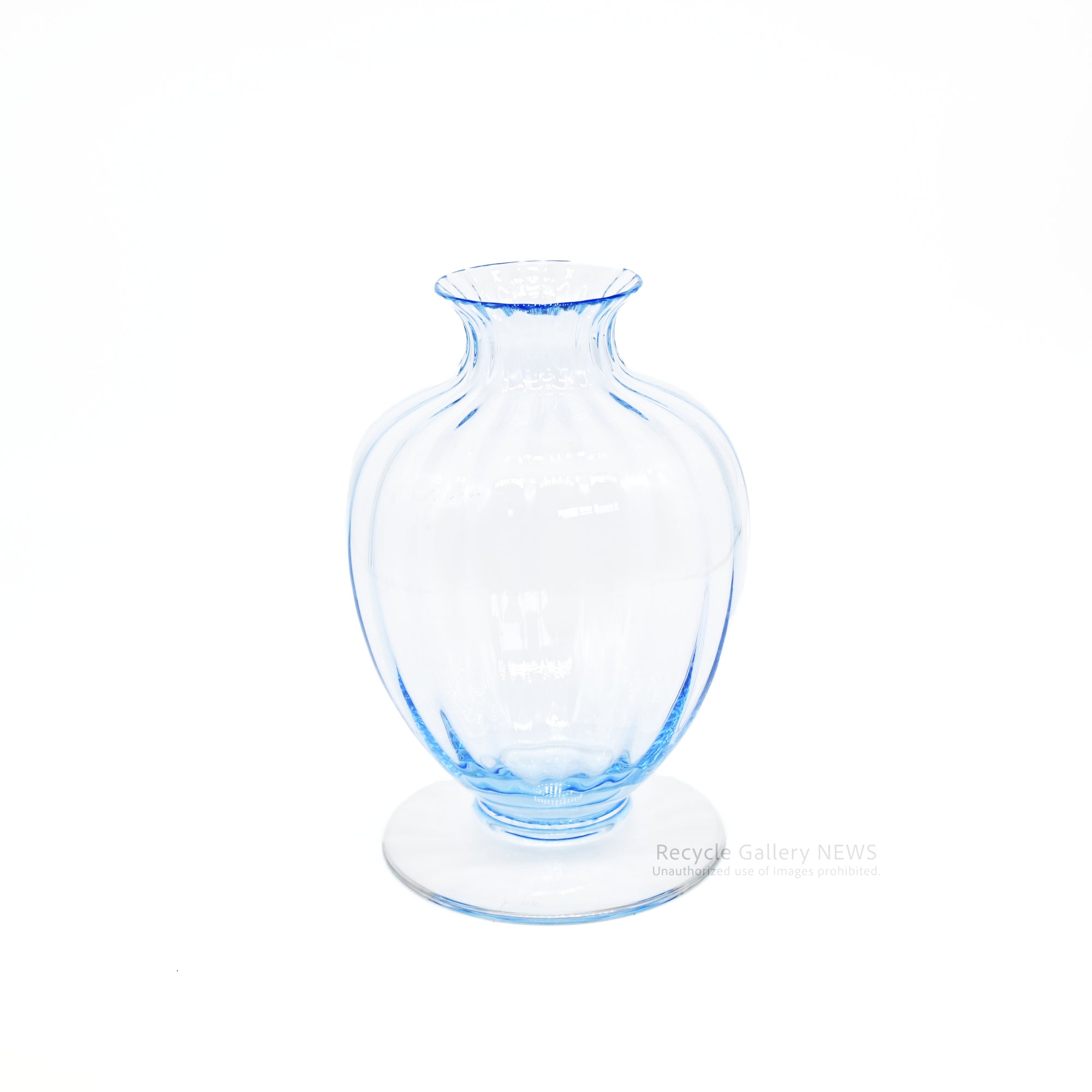 Baccarat Aquarelle Flower Vase Blue Old Baccarat 1993-1996 Vintage France / バカラ アクアレーユ 一輪挿し 花瓶 オールドバカラ 1993-1996年 ヴィンテージフランス