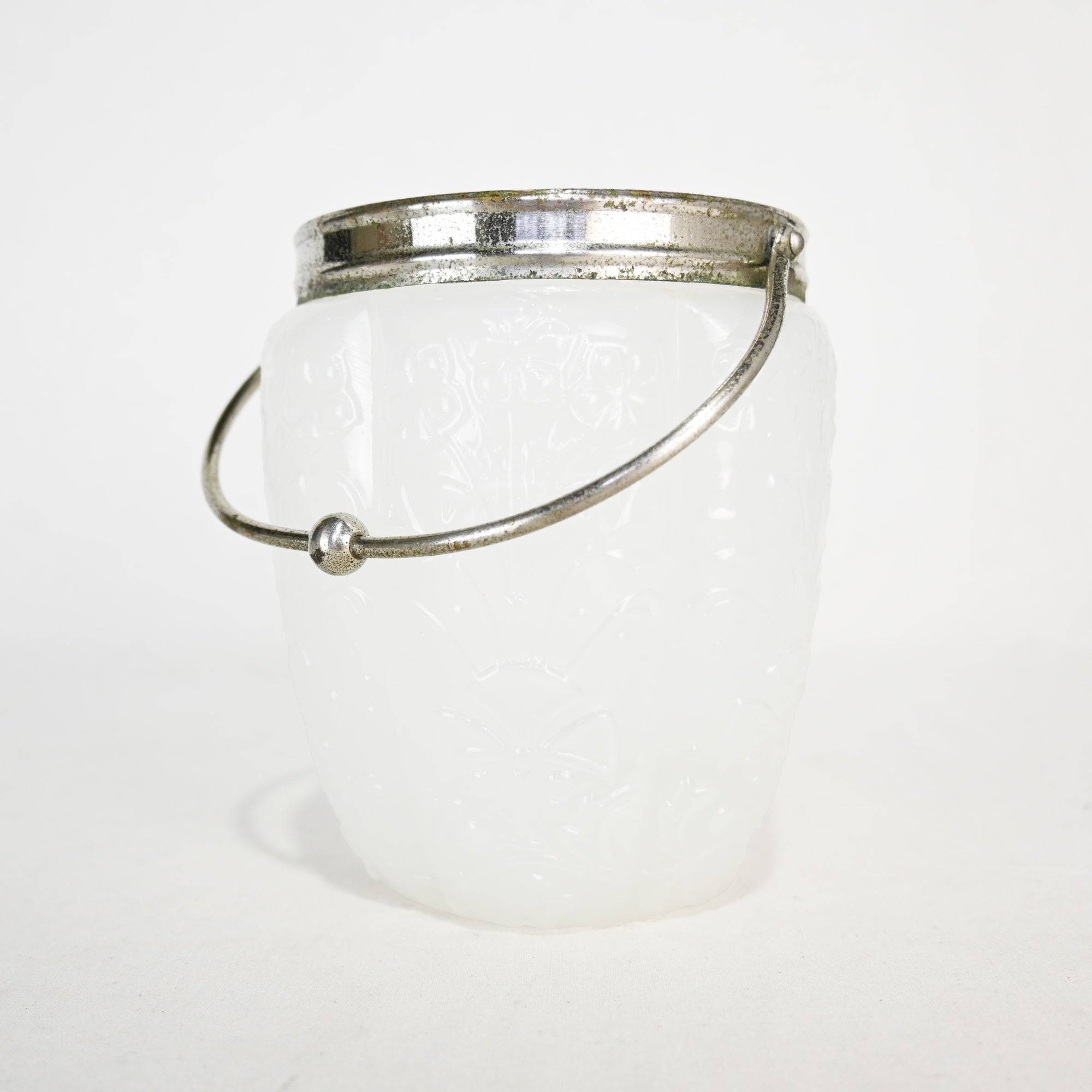 練ガラス アイスペール 飴屋瓶 和硝子 日本ヴィンテージ / Paste of Glass Technique Ice bucket Candy bottle Japanese glass Japanese vintage