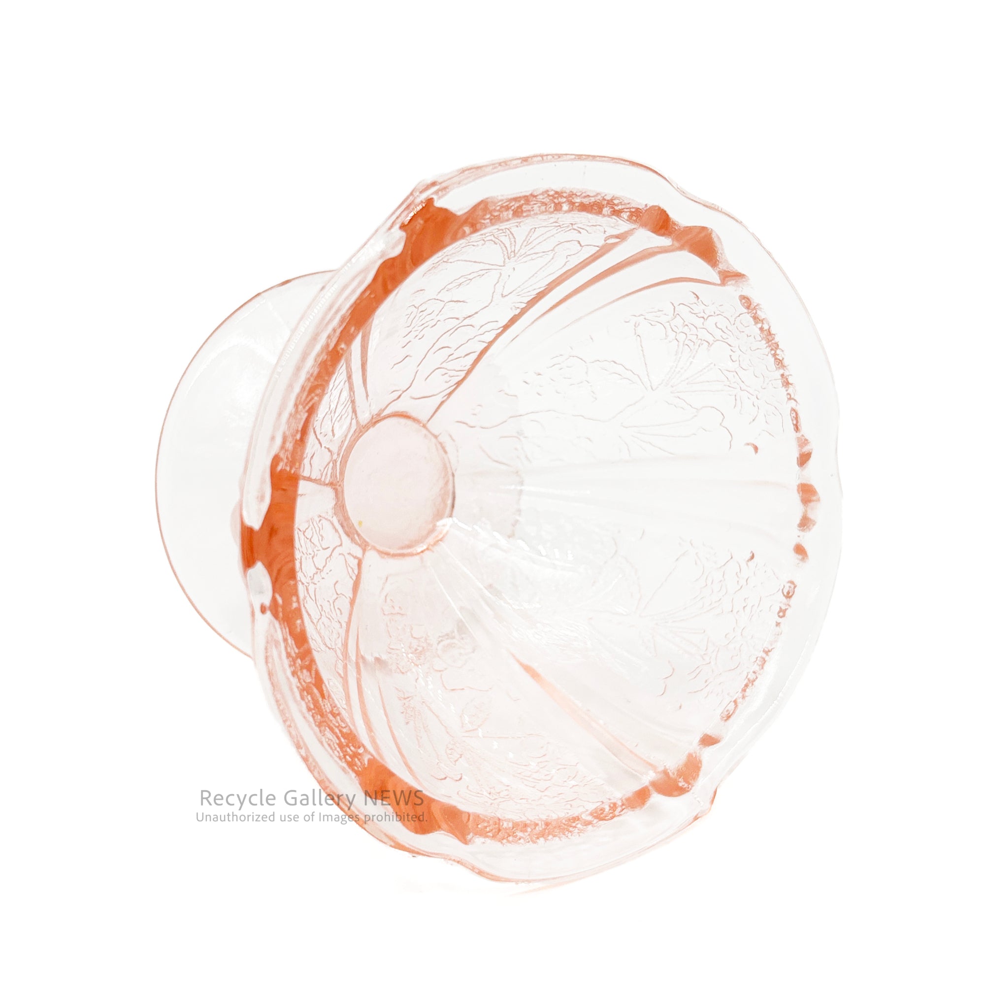 Jeannette Glass Co. Cherry Blossom Sherbet glass U.S.A Vintage / ジャネットグラス シャーベットカップ ヴィンテージ 1930年代 ヴィンテージ