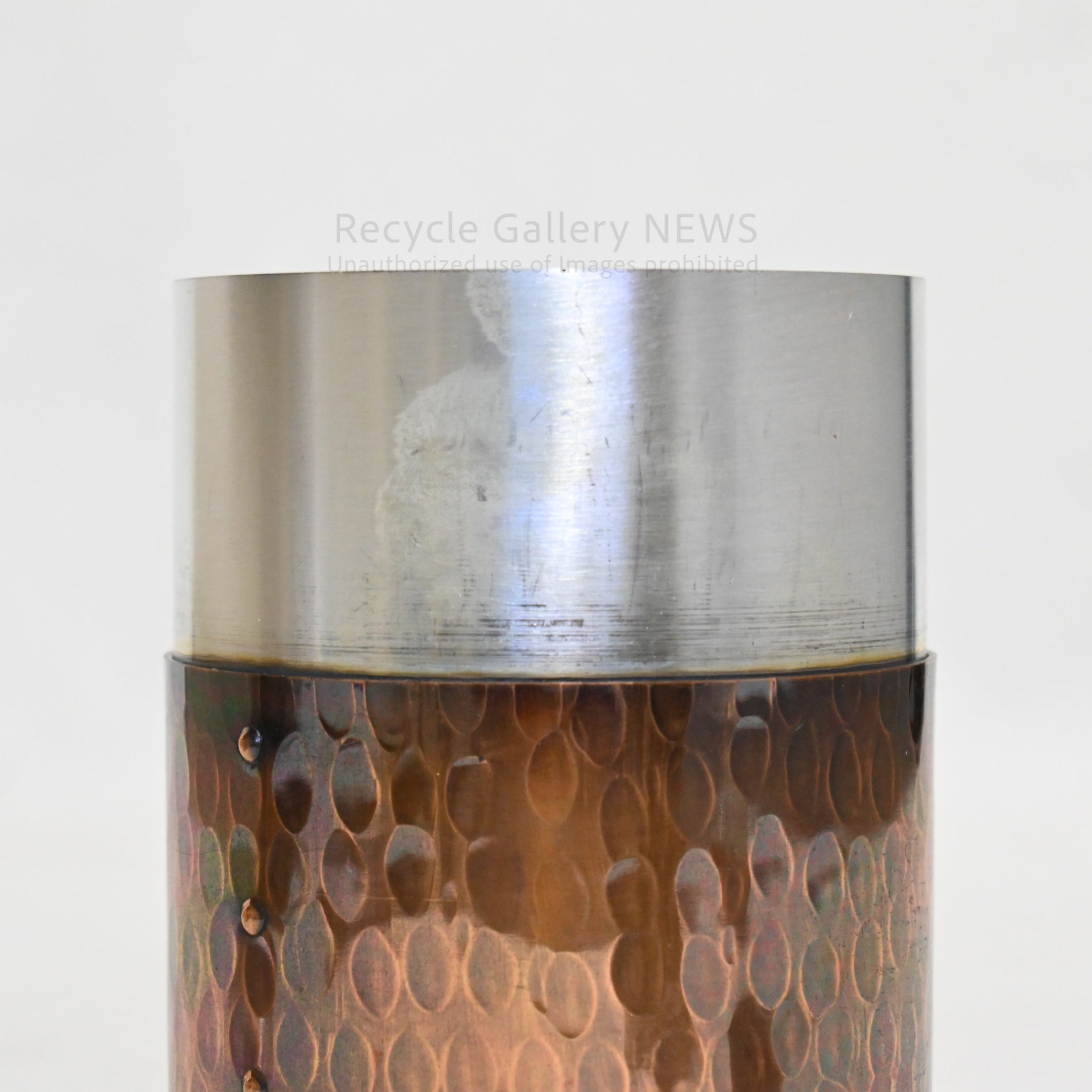 Eijundo Hammered Copper Tea Caddy Japan Vintage / 英純堂 鎚起銅器 銅製 茶筒 日本製