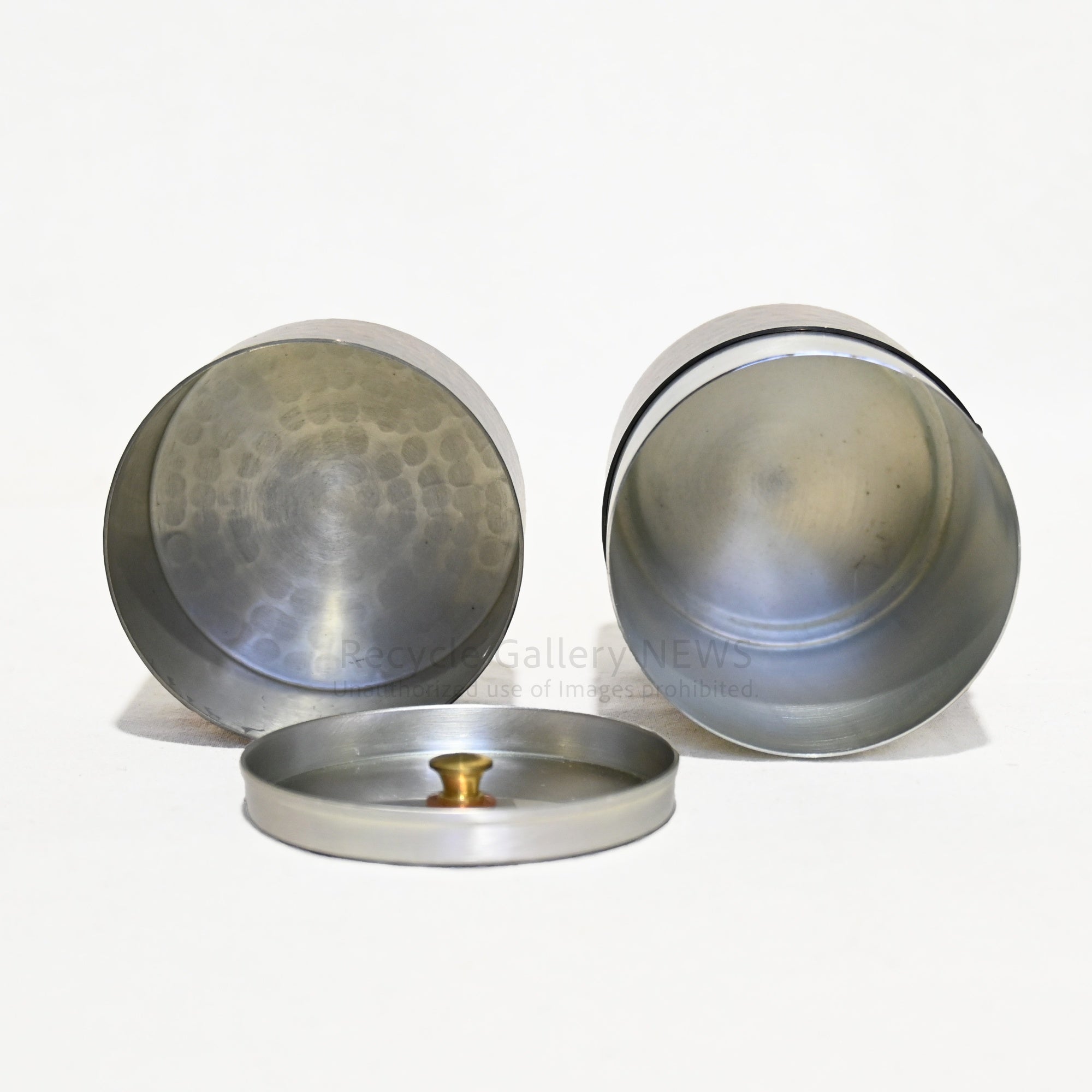 Eijundo Hammered Copper Tea Caddy Japan Vintage / 英純堂 鎚起銅器 銅製 茶筒 日本製