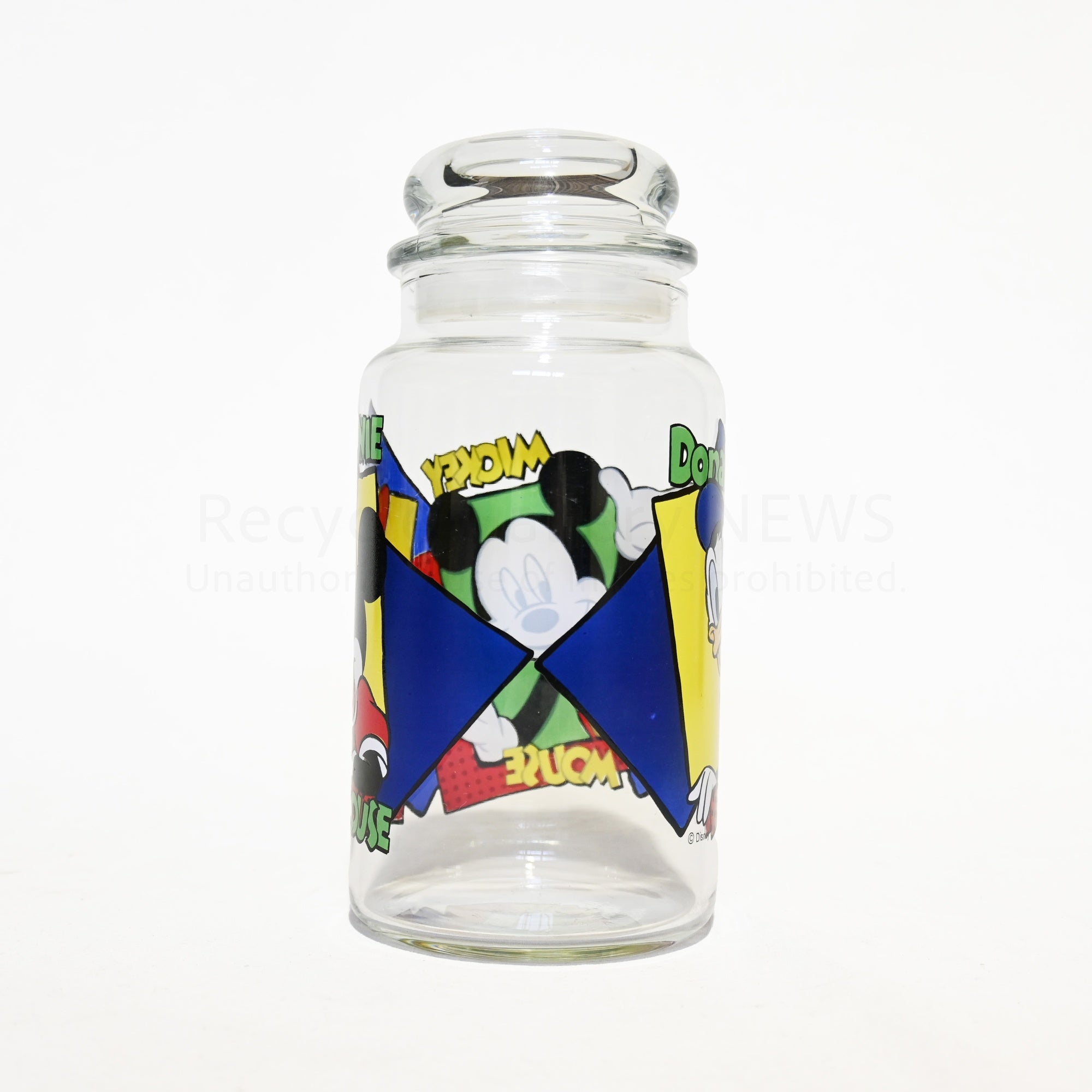 Anchor Hocking Disney Mickey, Minnie, Donald Glass Jar Vintage / アンカーホッキング ミッキー ミニー ドナルド ディズニー ガラスジャー ヴィンテージ