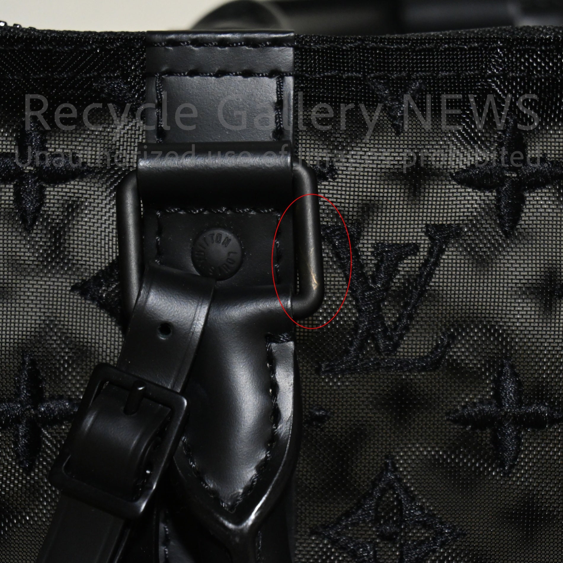 LOUIS VUITTON 2019 AW Virgil Abloh M53971 Monogram Mesh and Leather Boston Bag Keepall Bandouliere 50 / ルイ・ヴィトン ヴァージル・アブロー モノグラム メッシュ・レザー ボストンバッグ キーポル バンドリエール50