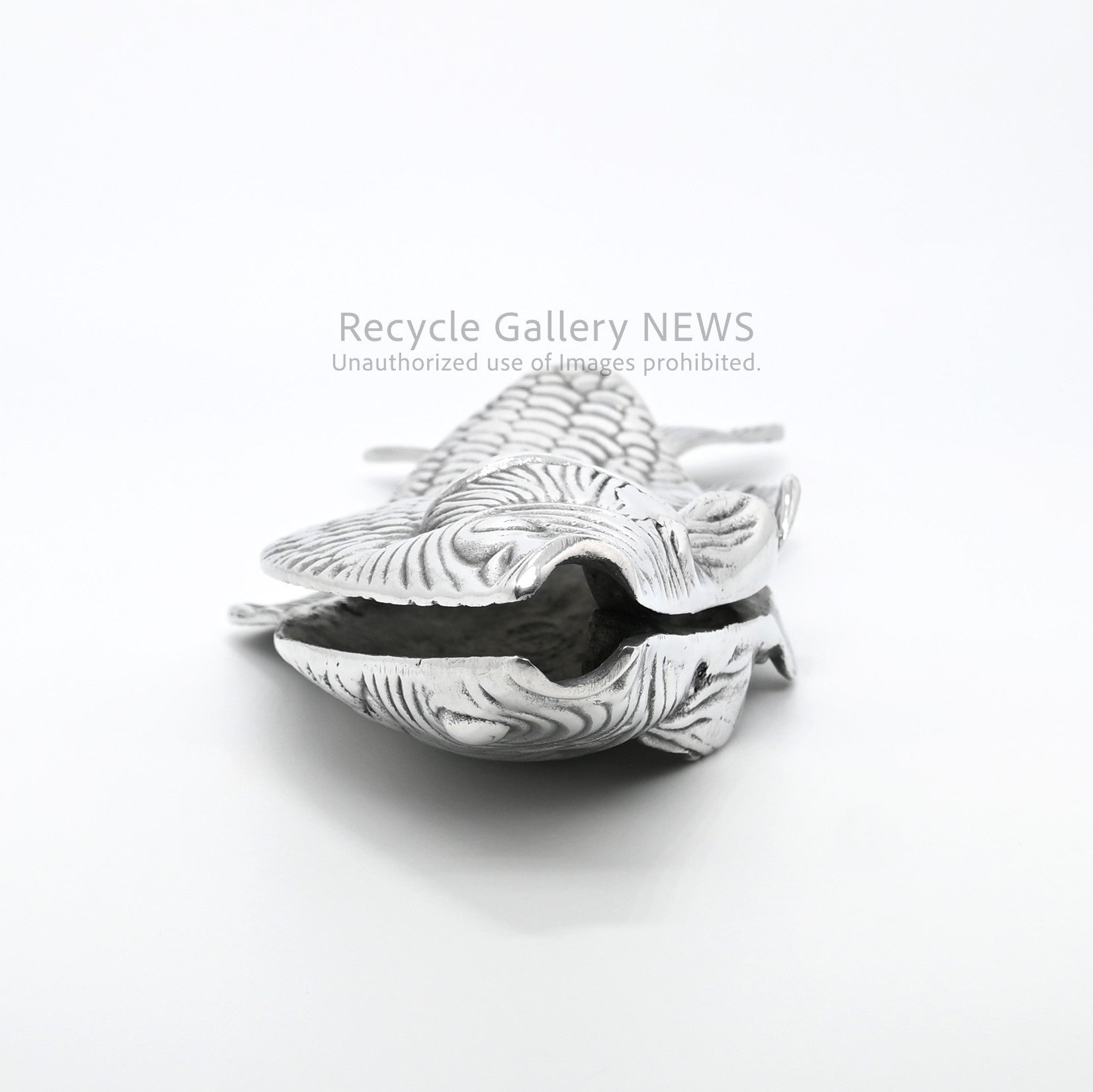 Vintage Carp Motif Napkin Holder Silver Plated / 鯉モチーフ ヴィンテージ ナプキンホルダー シルバー 銀メッキ