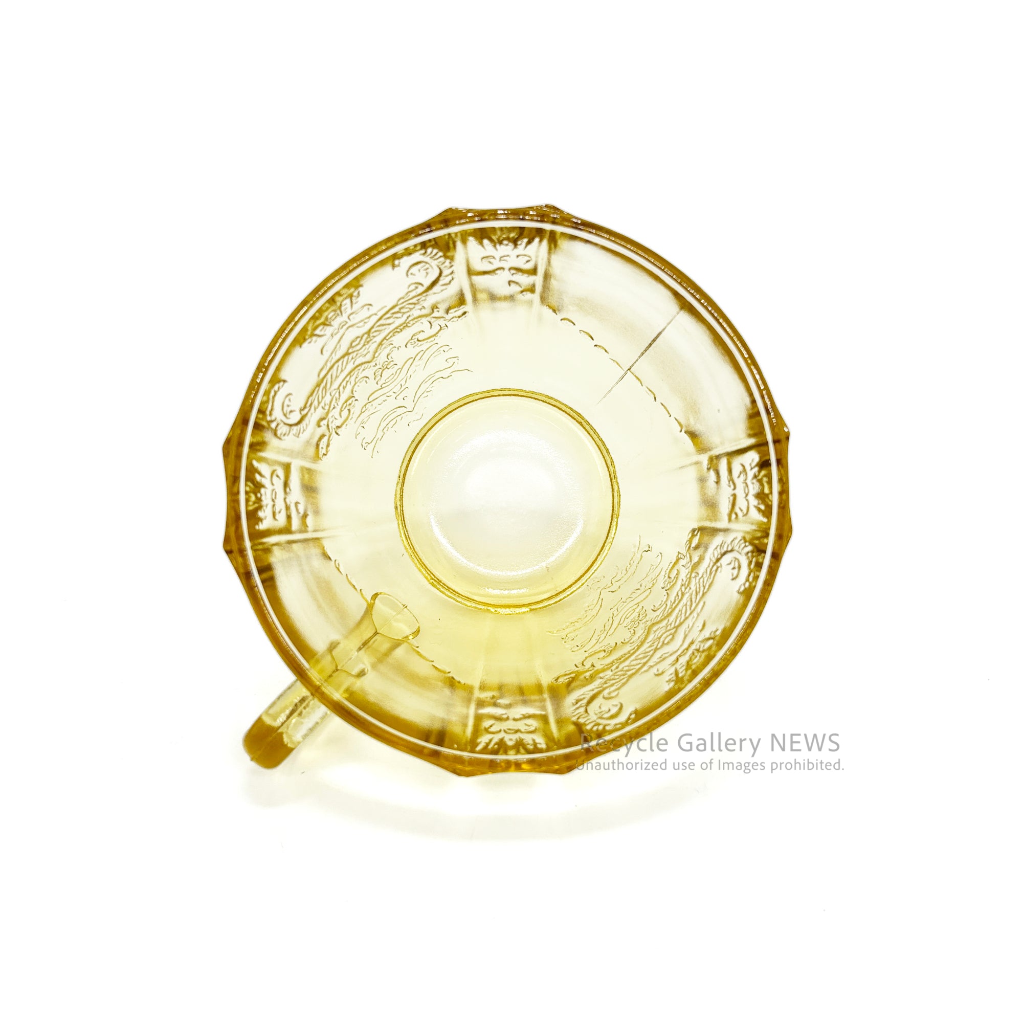 Federal Glass "Madrid" C&S U.S.A Vintage / フェデラル・グラス マドリッド カップ＆ソーサー 1930年代
