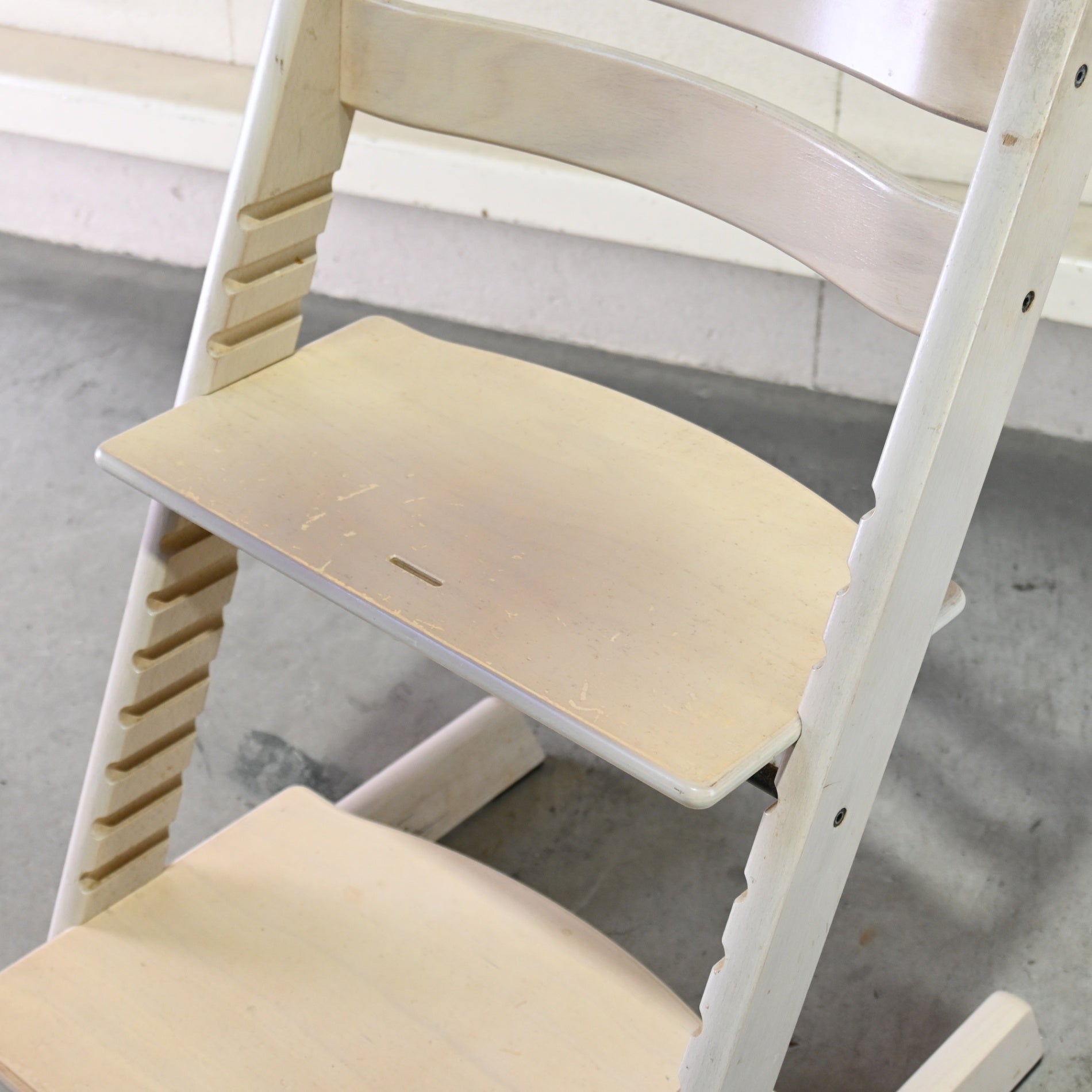 STOKKE TRIPP TRAPP Kids Chair Baby chair Ivory Scandinavian / ストッケ トリップトラップ キッズチェア ベビーチェア 廃盤色 アイボリー 北欧インテリア ※使用感あり
