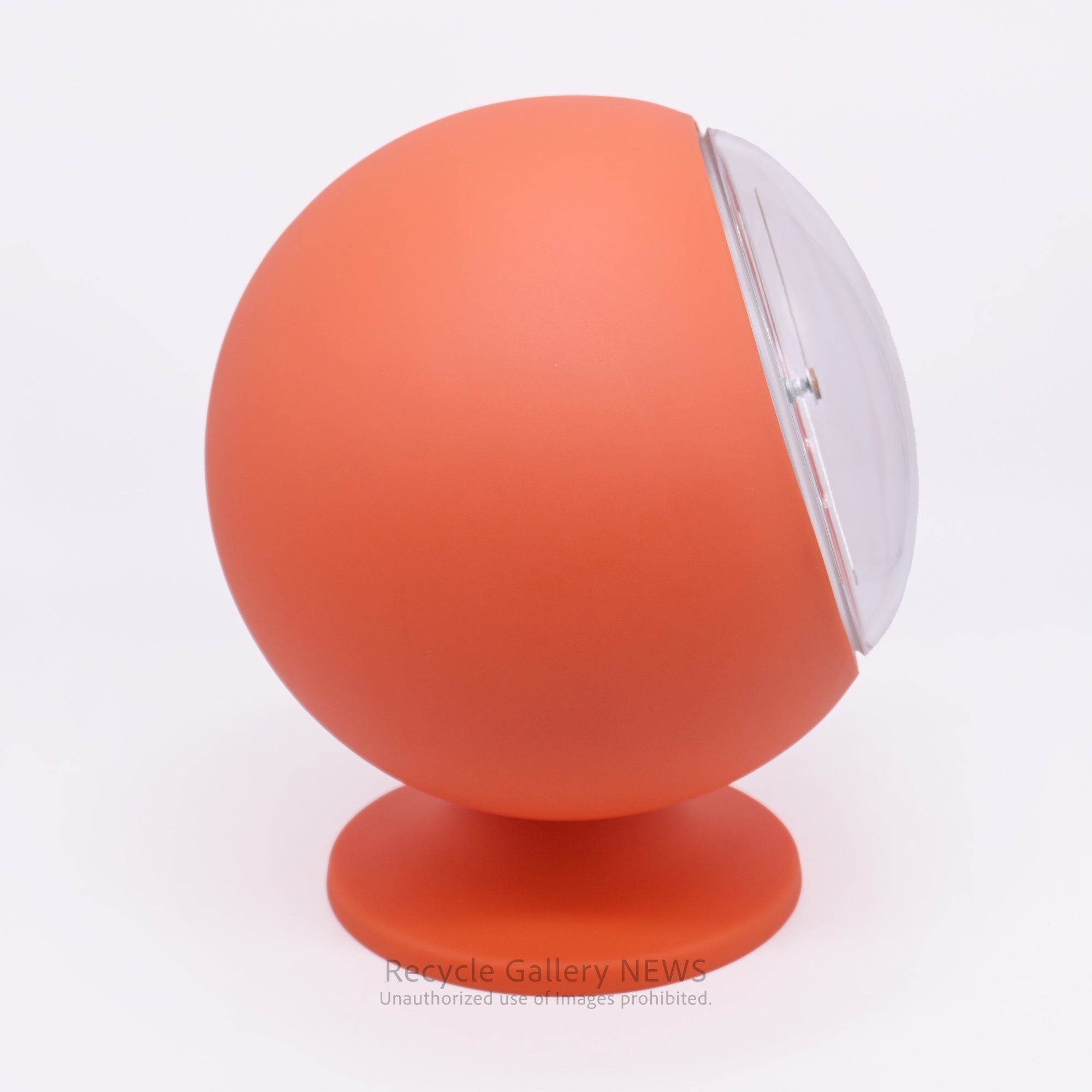 Timestone Vintage Orange Desk Clock Space Age Mid Century Modern Retro Pop / タイムストーン 置時計 オレンジ スペースエイジ ミッドセンチュリー レトロポップ