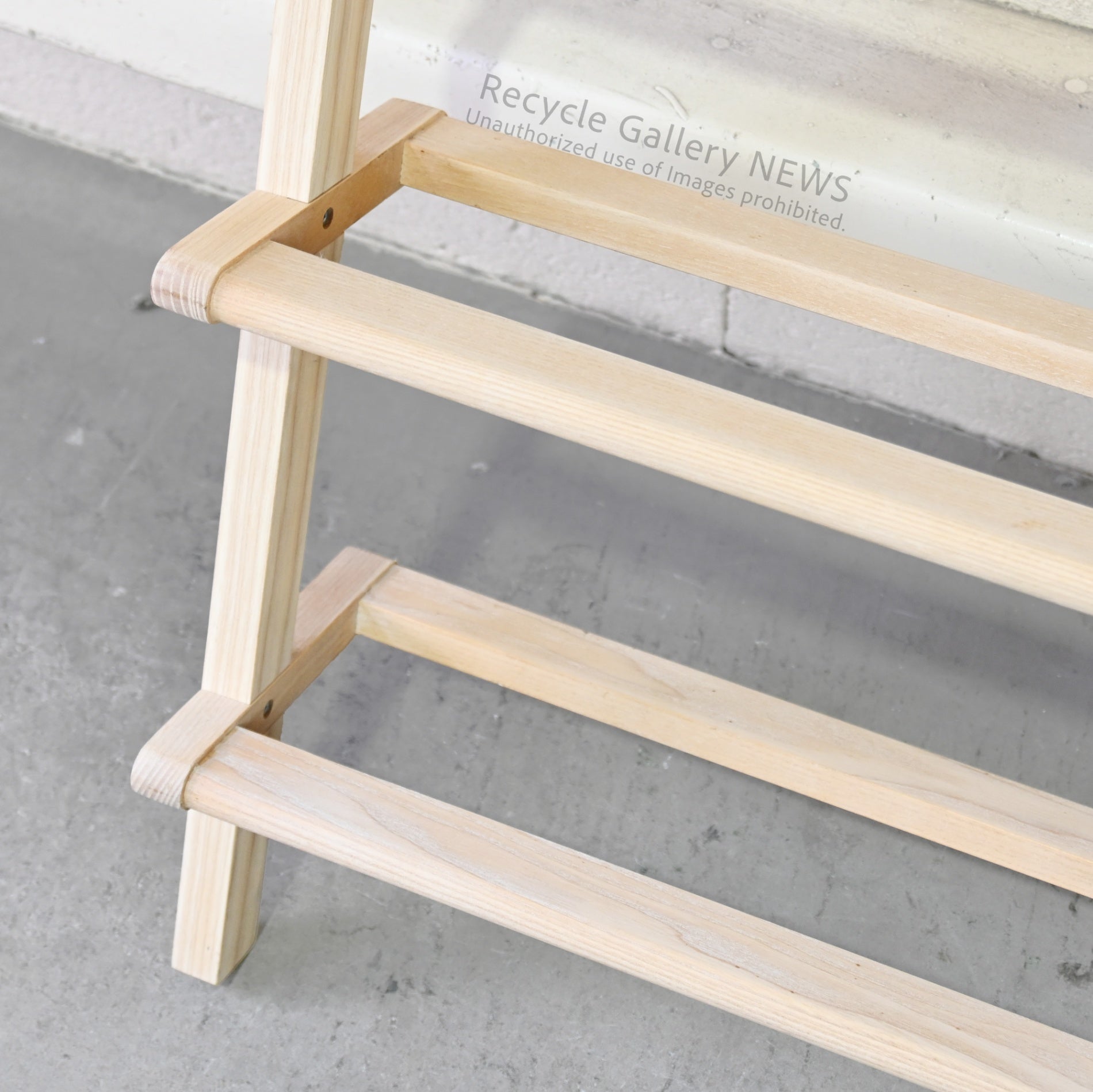 SIDE BY SIDE German Solid Ash Wood shoes rack "Gaston" European Modern / サイドバイサイド シューズラック ガストン アッシュ無垢材 ドイツ モダン