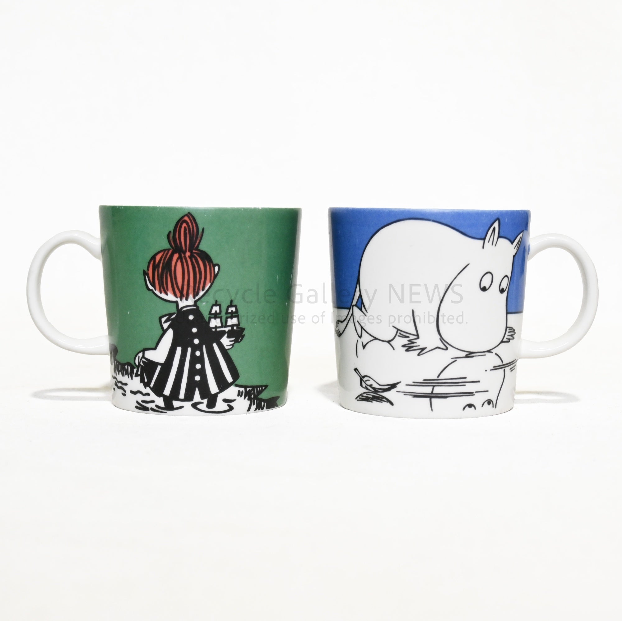 MOOMIN ARABIA Mug Moomintroll on Ice Vintage Scandinavian / ムーミン アラビア マグ ムーミントロール・オン・アイス ヴィンテージ 北欧