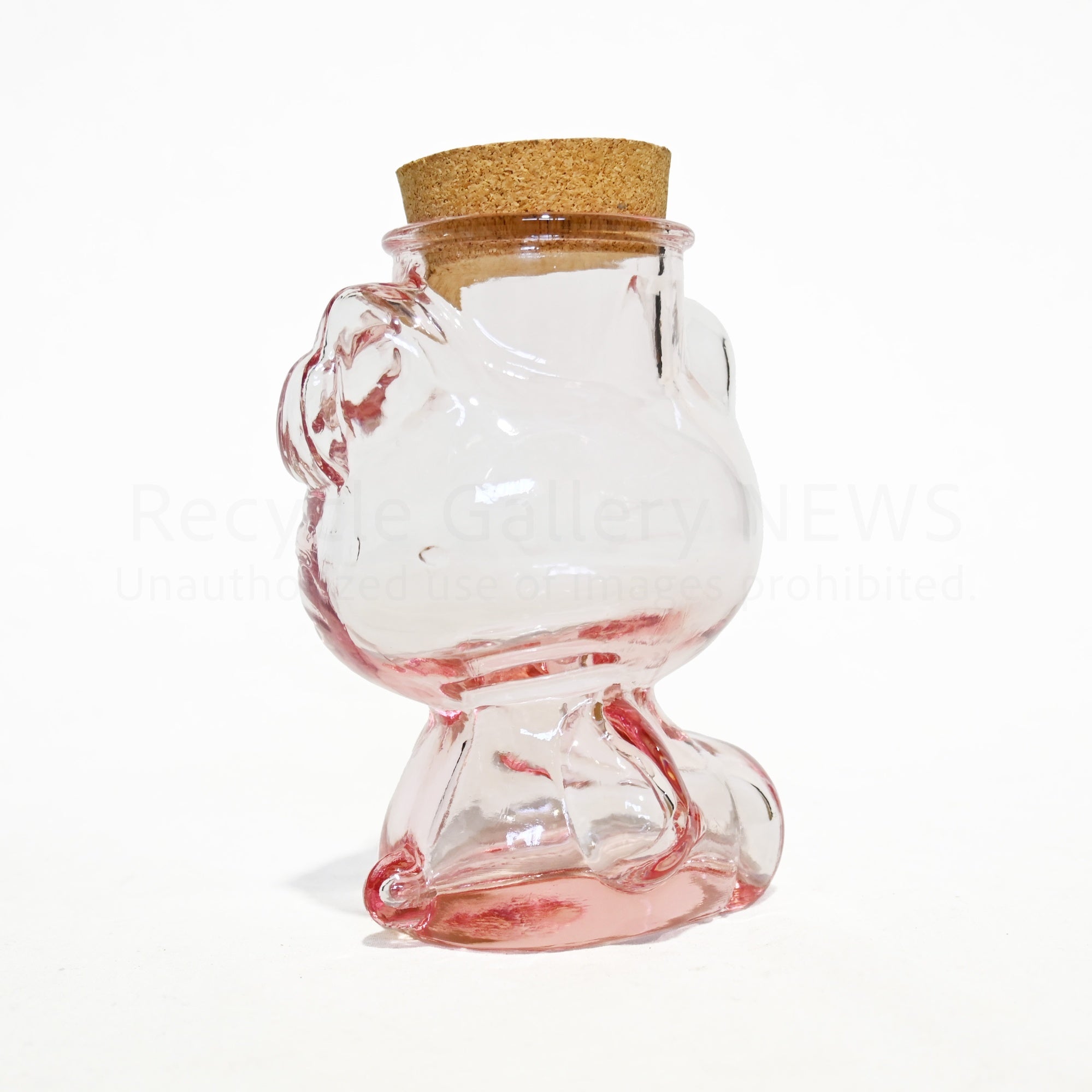 Sanrio Hello Kitty Glass Pot Rare 2000 Japan / サンリオ ハローキティ ガラスポット 非売品 2000年 日本