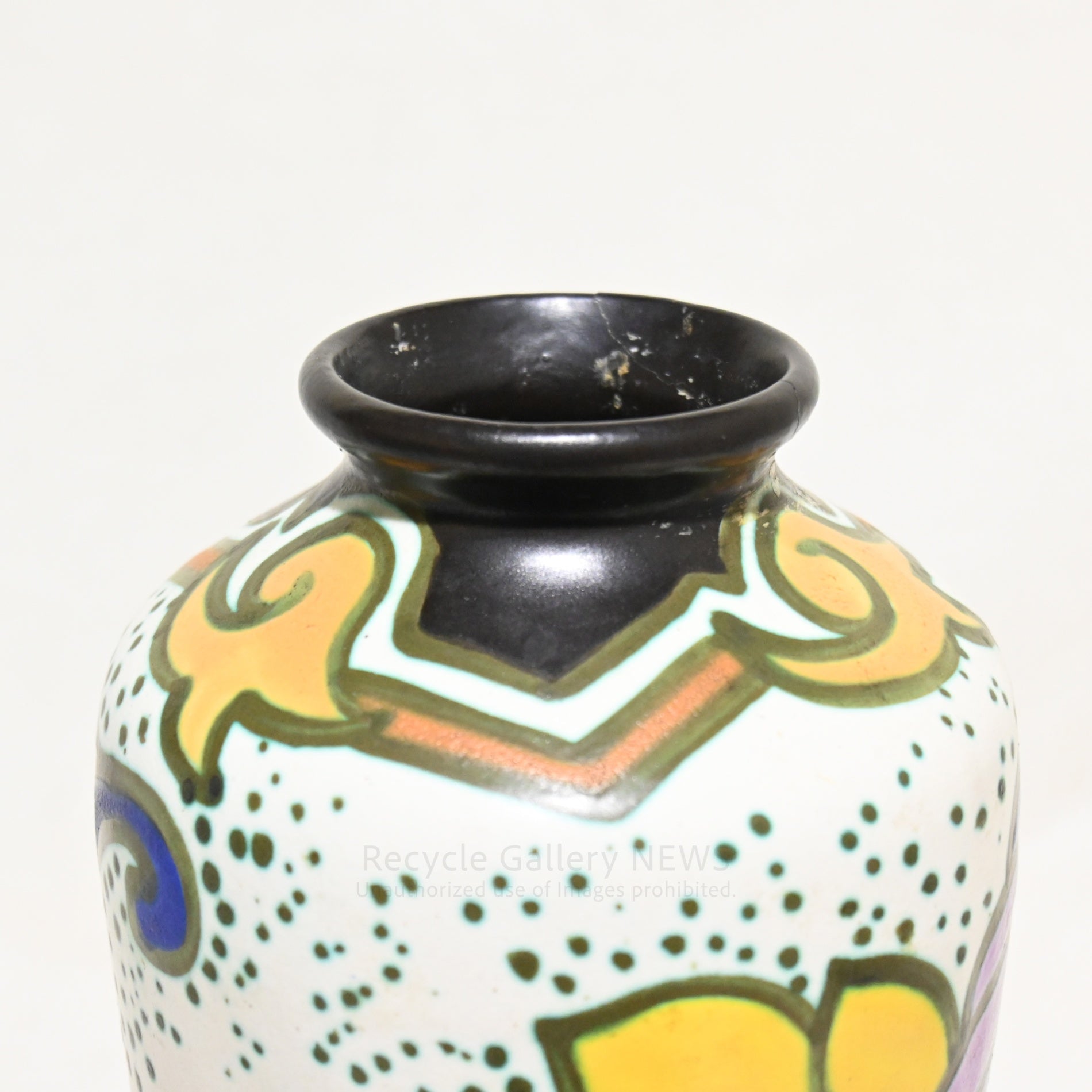 C.M BERGEN Ceramique Montoise Flower vase 1920’s Antoine Dubois Art Nouveau Art Deco / セラミック・モントワーズ 花瓶 1920年代  アントワーヌ・デュボア アール・ヌーヴォー アール・デコ ベルギー