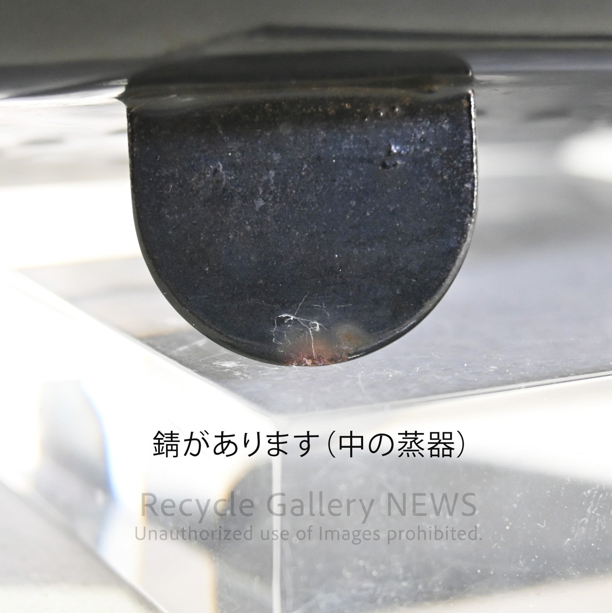 1960s American vintage enamel pot White with food design / 1960年代 アメリカ ヴィンテージ ホーロー鍋 ホワイト 食材デザイン