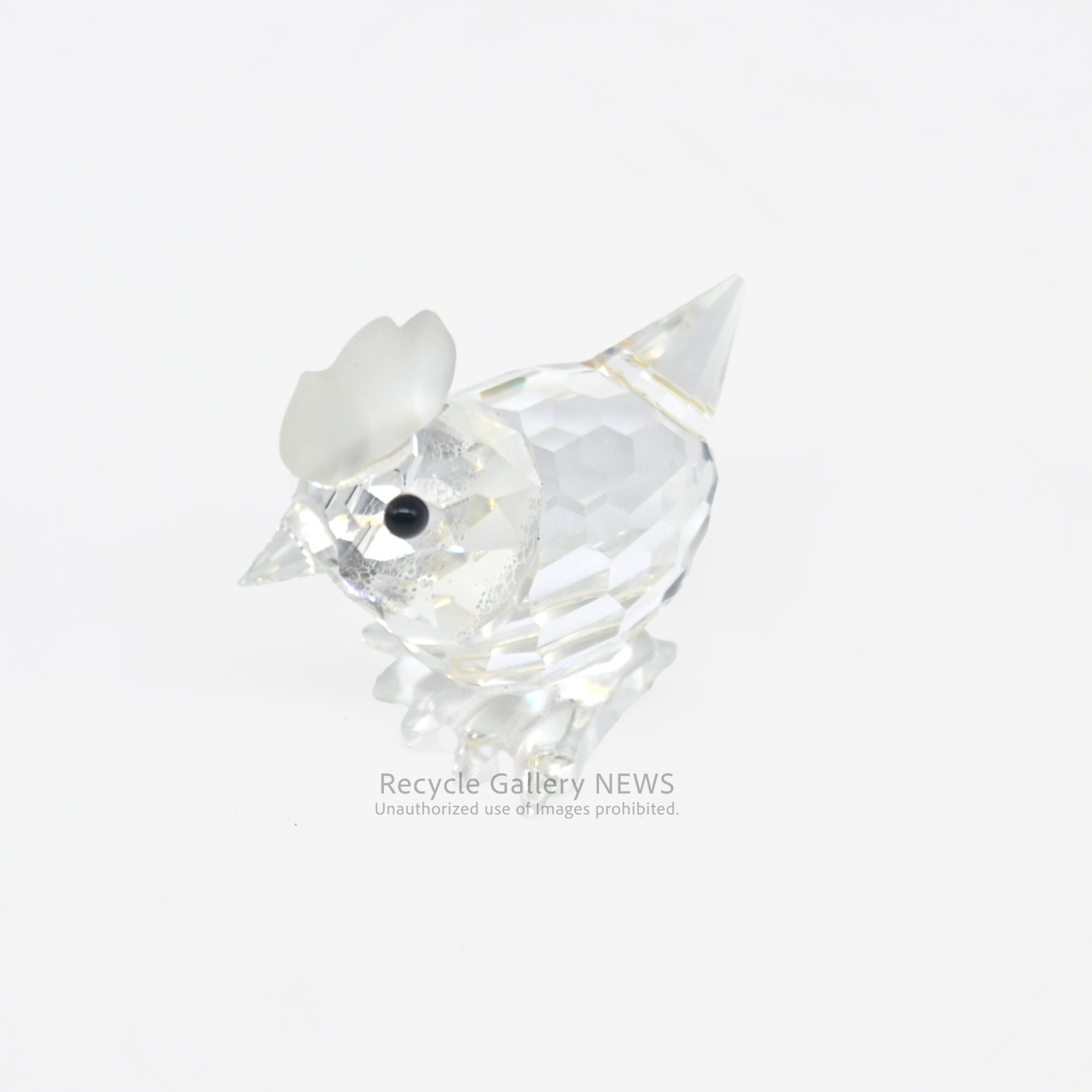 Vintage Swarovski Crystal Chicken Figurine Old Logo Austrian Animal Motif / スワロフスキー クリスタルチキン  ニワトリ 旧刻印 オーストリア クリスタルガラス 動物モチーフ