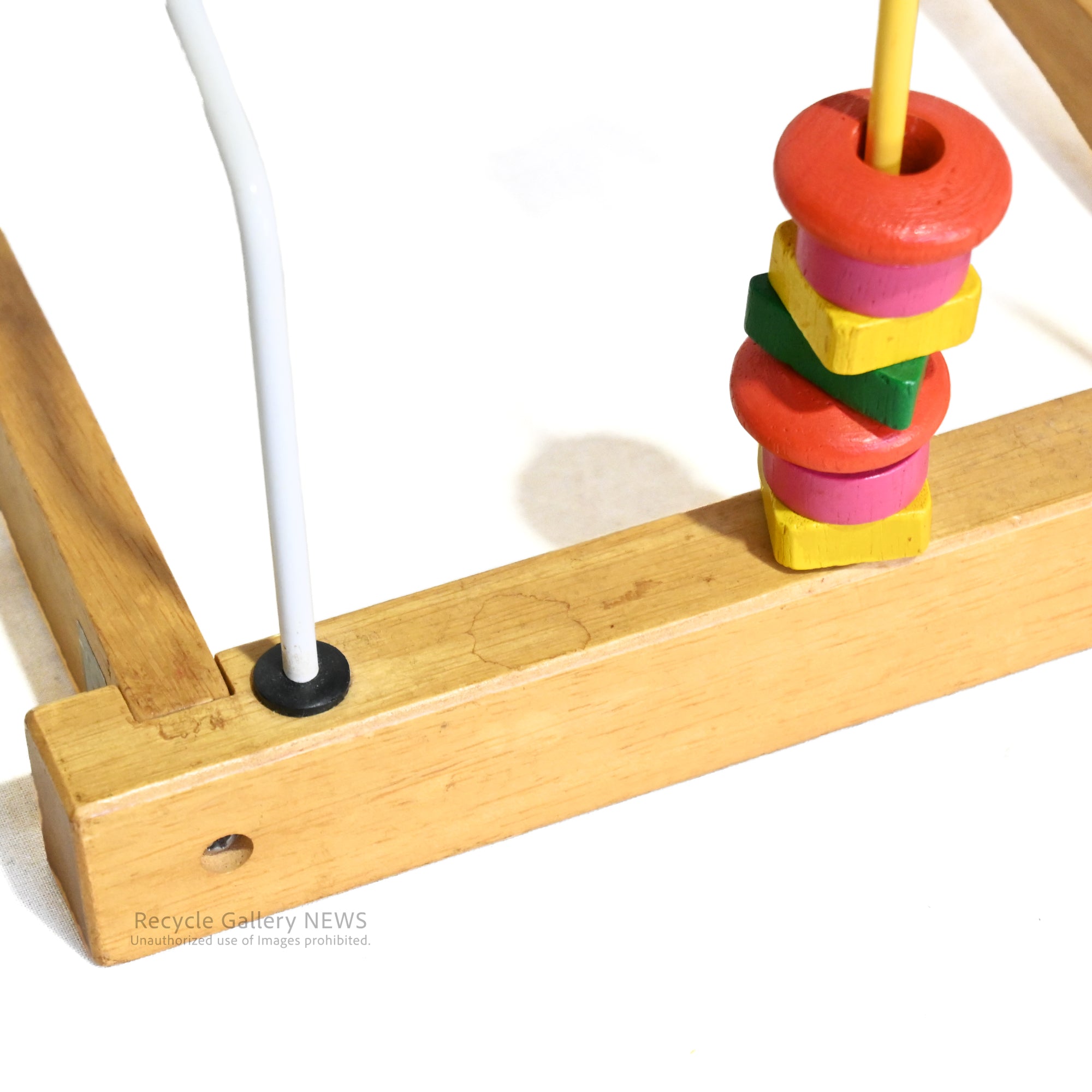 nichigan original Bead Maze Japanese Educational Toy Wooden /  ニチガン オリジナル ビーズコースター 日本 知育玩具  木製