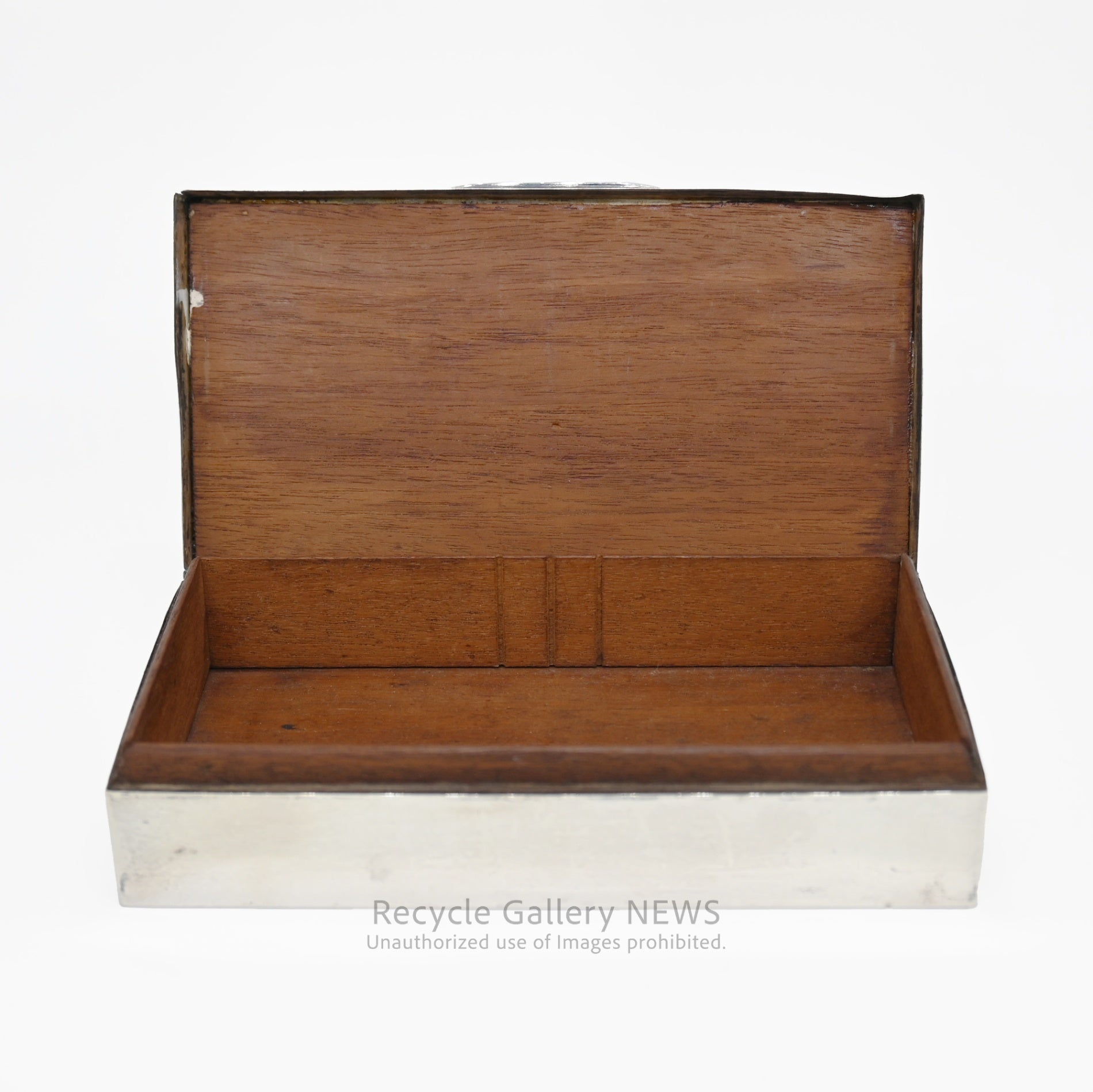 Antique 1932 Art Deco Era English Sterling Silver Case Birmingham / 1932年 アール・デコ様式 バーミンガム 英国純銀製 シルバーケース アンティーク