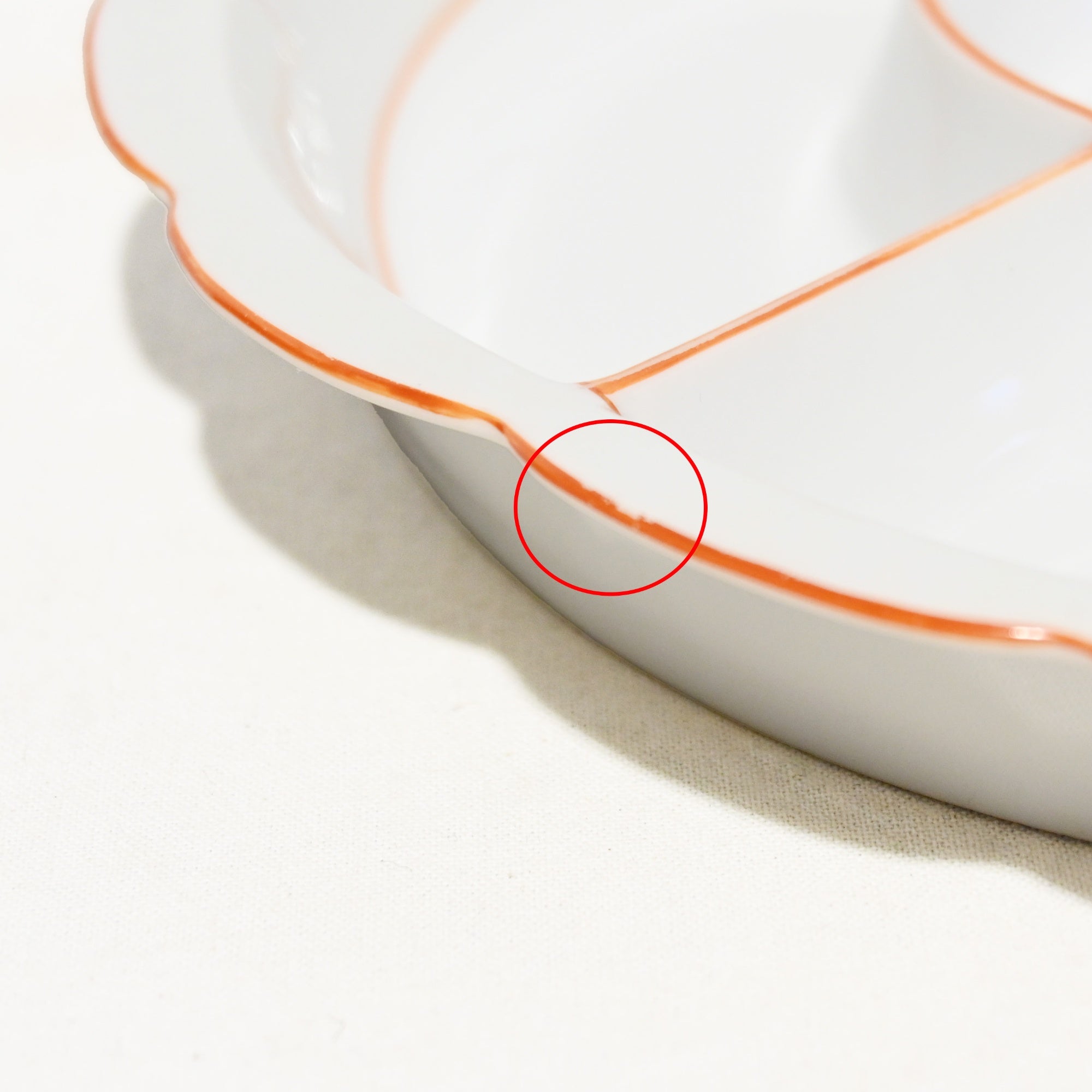 Old Noritake Hors d'oeuvre Serving plate Taisho era 1912s Japan-Domestic-market Yajirobe backstamp / オールドノリタケ オードブル サービングプレート 大正時代 1912年頃 国内向けヤジロベー バックスタンプ