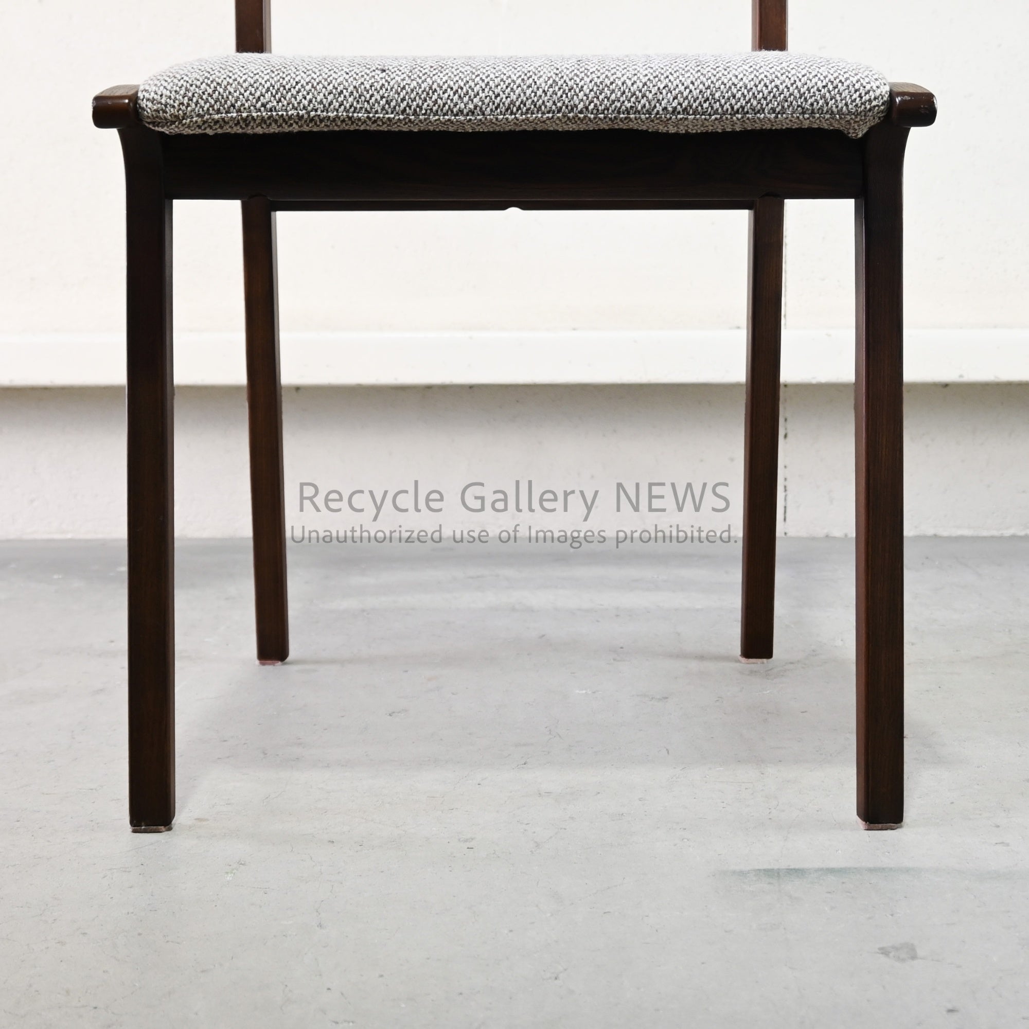Fuji Furniture Wooden Armless Chair "Calm" Japan Scandinavian Style / 冨士ファニチア アームレスチェア カーム 日本 北欧 木製