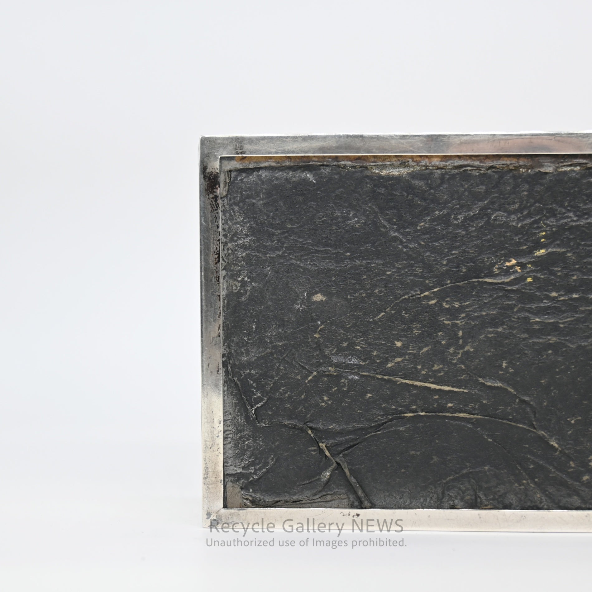 Antique 1932 Art Deco Era English Sterling Silver Case Birmingham / 1932年 アール・デコ様式 バーミンガム 英国純銀製 シルバーケース アンティーク