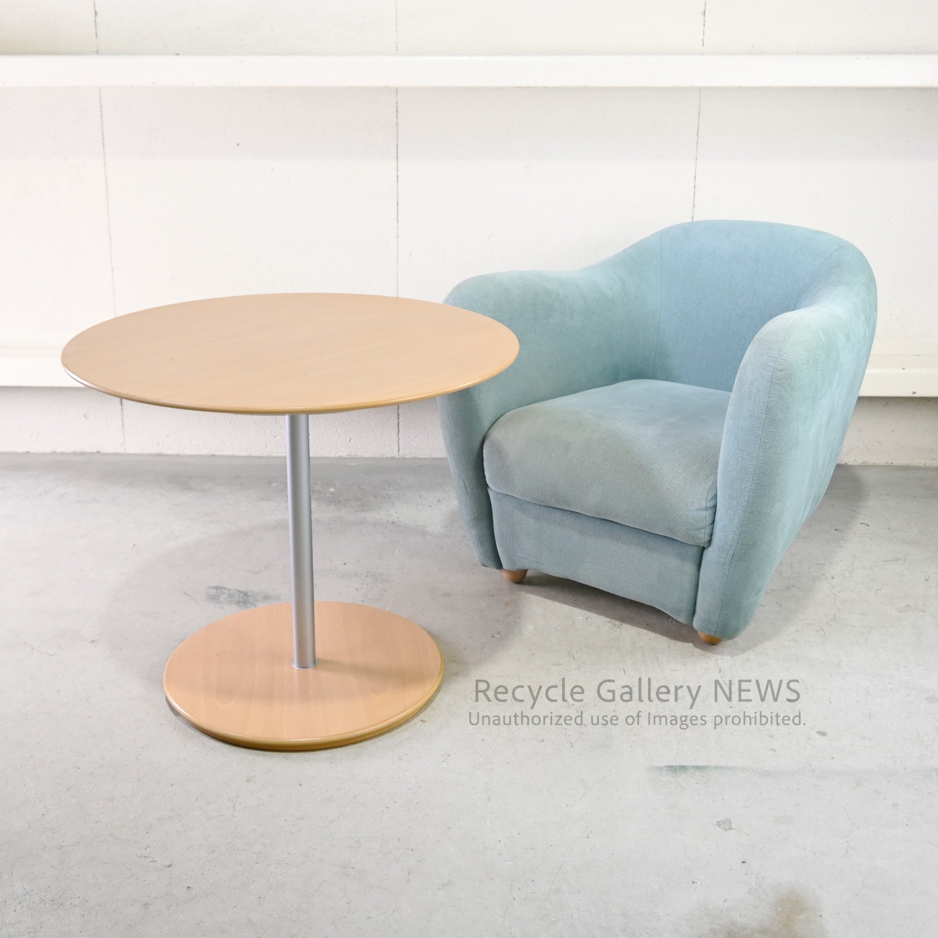 IDEE MINI MILLER ARM CHAIR Blue Gray Japan Mid Century Modern / イデー ミニミラー アームチェア ブルーグレー 日本 ミッドセンチュリー