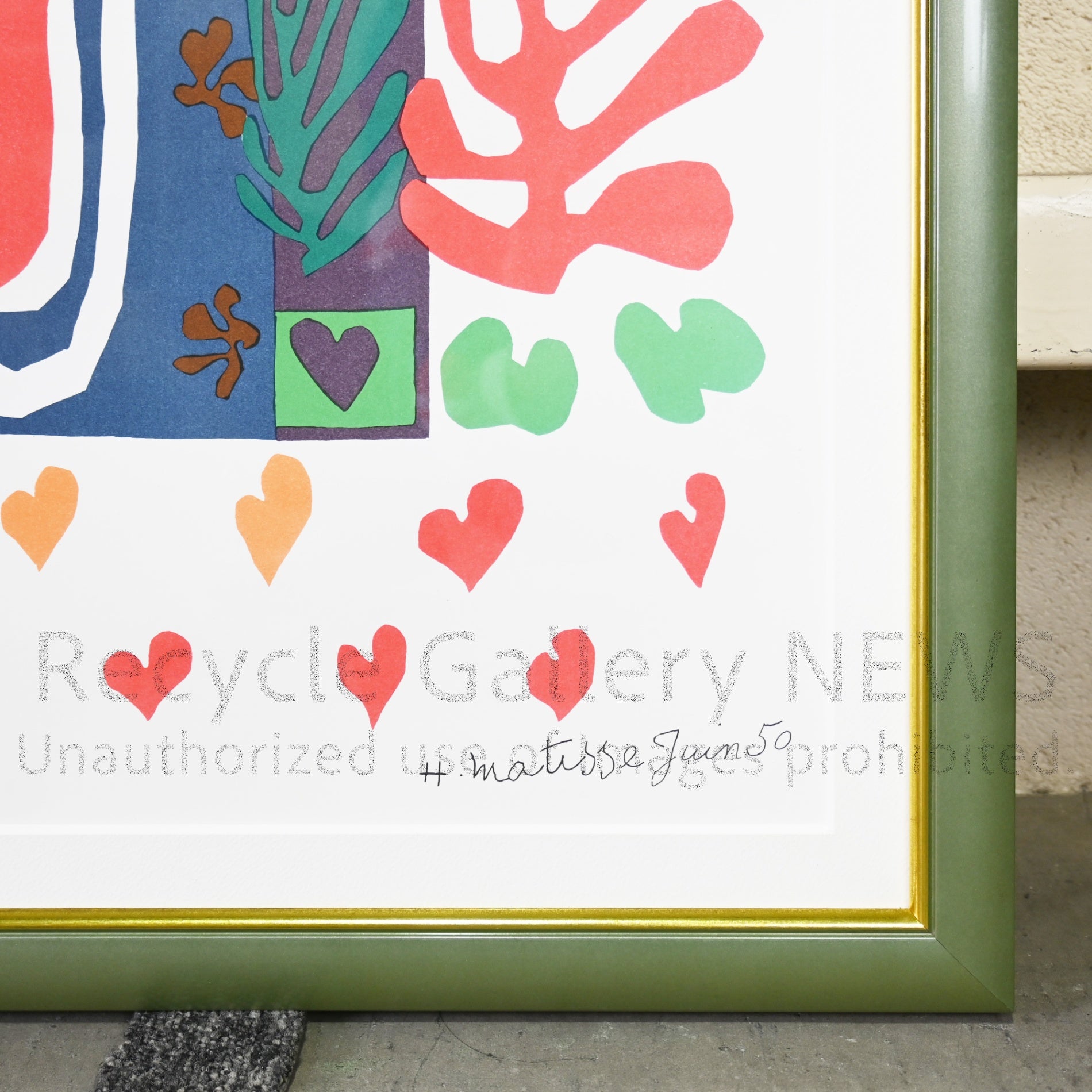 Nouvelles Images 1991 "Henri Matisse / Les mille et une nuits (1950)" The Thousand and One Nights Lithograph Poster France / ヌーヴェル・イマージュ社 ”アンリ・マティス / 千夜一夜物語” リトグラフ ポスター フランス