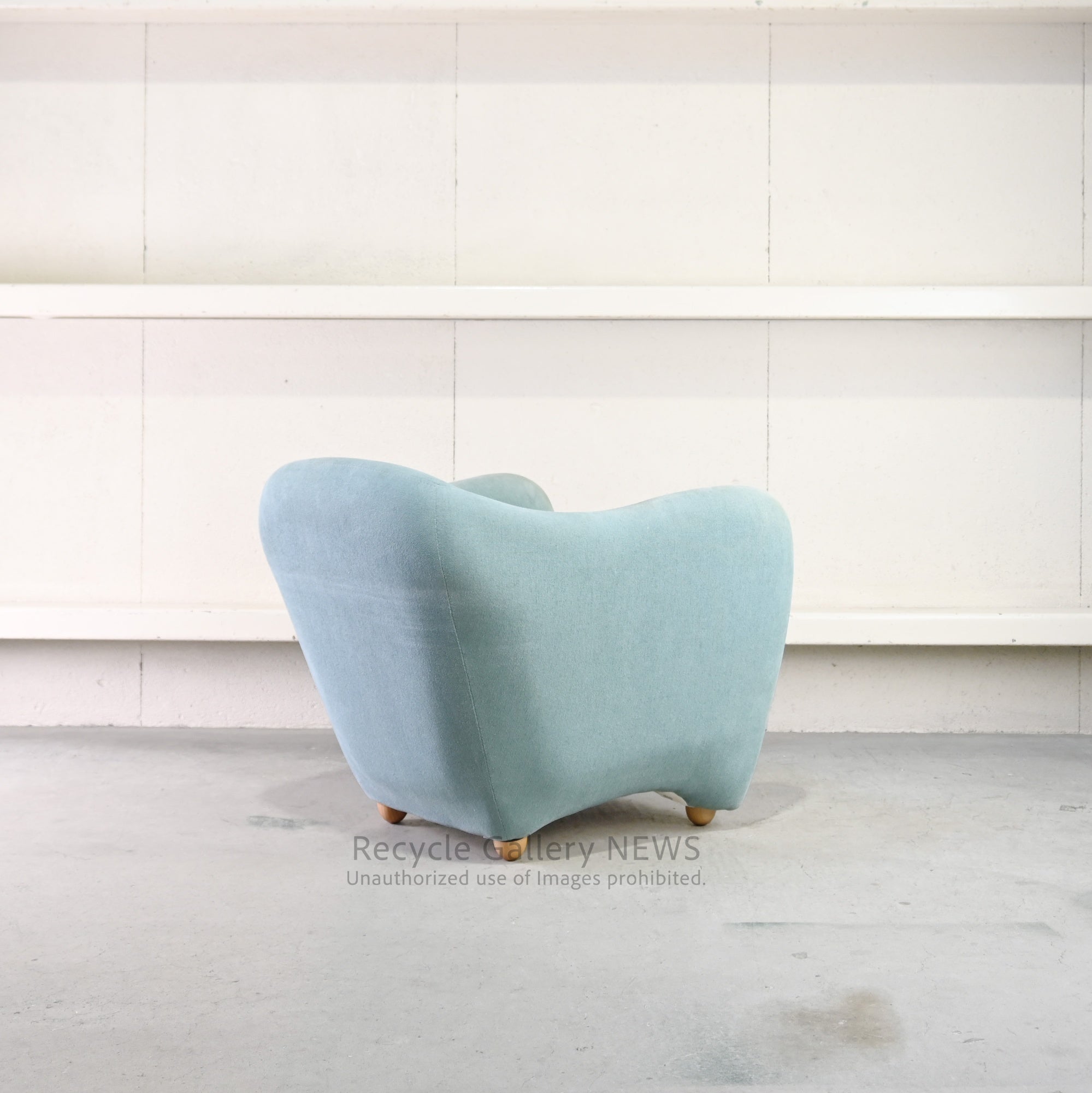 IDEE MINI MILLER ARM CHAIR Blue Gray Japan Mid Century Modern / イデー ミニミラー アームチェア ブルーグレー 日本 ミッドセンチュリー