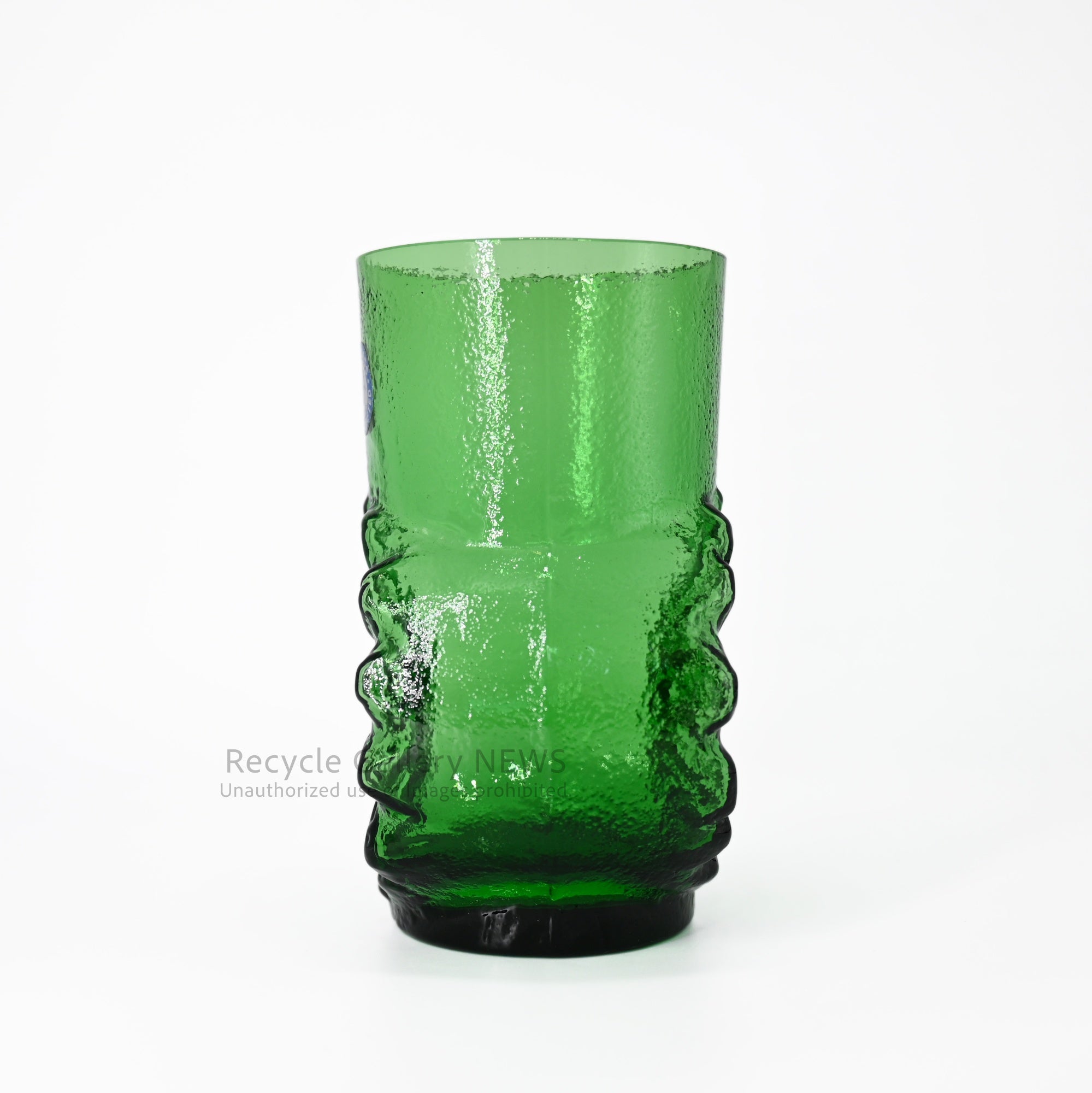 Sasaki Glass Vintage Vase Showa Retro Green Japan / 佐々木硝子 ヴィンテージ花瓶 昭和レトロ 緑 日本