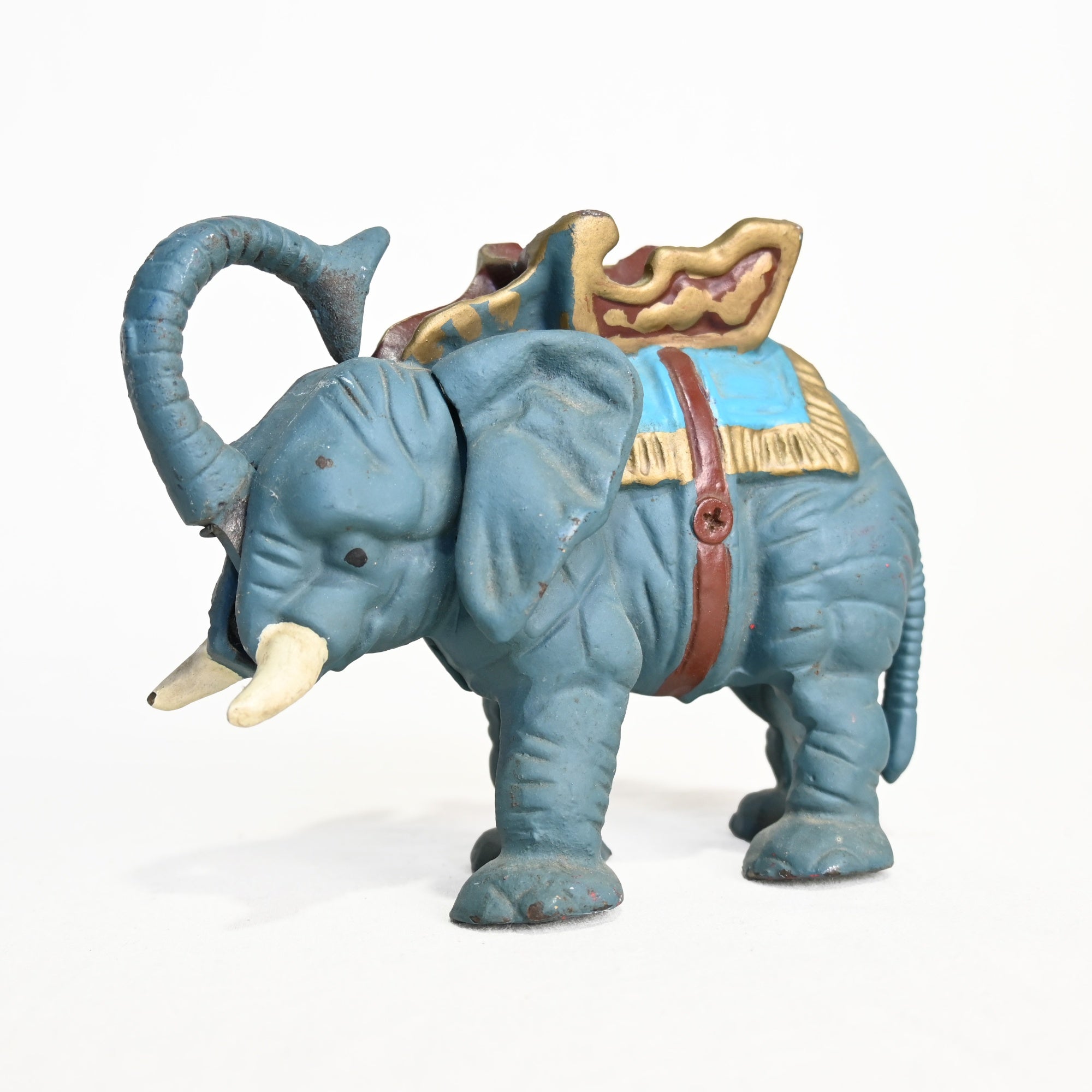 Cast Iron Elephant Mechanical Bank Retro / 鋳物 象 機械式貯金箱 仕掛け レトロ