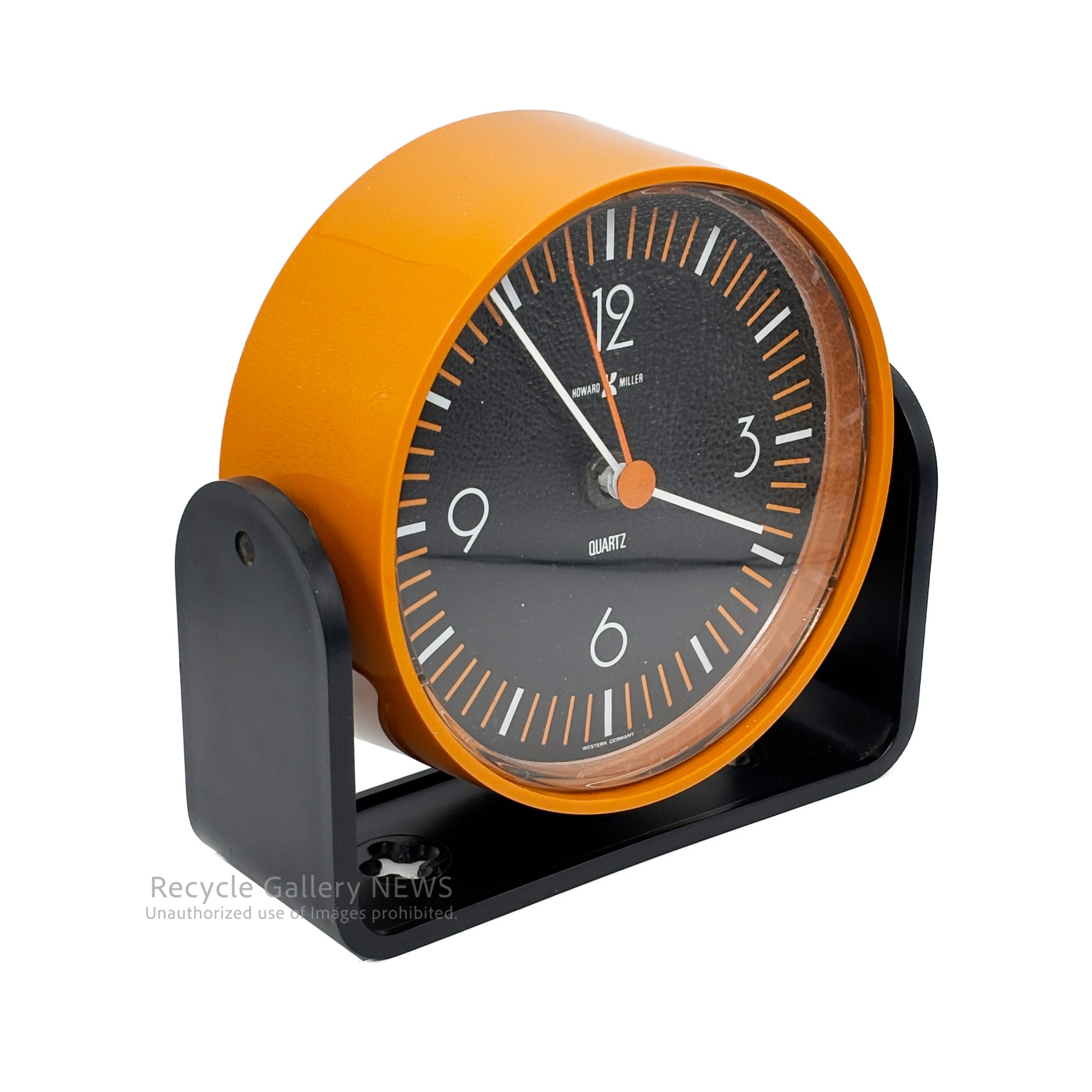 Howard Miller 2-Way Clock Table/Wall Mount Vintage USA/West Germany 1970s / ハワード・ミラー 置時計 掛時計 アメリカ・西ドイツヴィンテージ