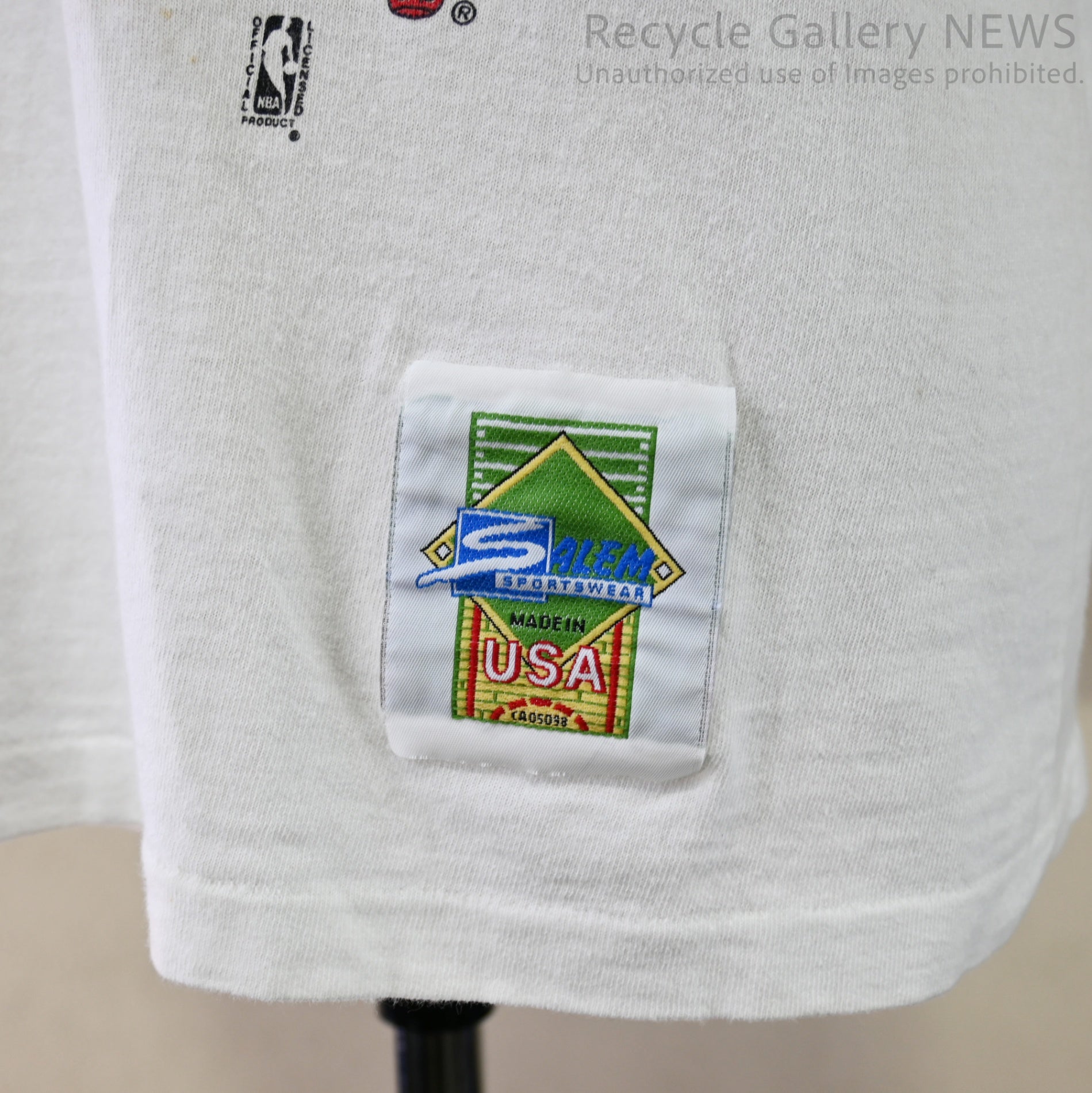 SALEM "CHICAGO BULLS" 1992 NBA Commemorative Victory T-shirt / セーラム シカゴ・ブルズ NBA 優勝記念 Tシャツ M 白