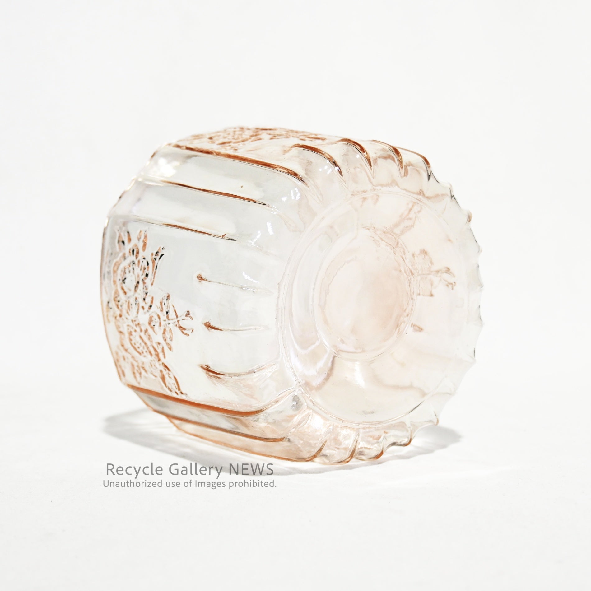 Anchor Hocking Cookie Glass Jar Vintage Pink Retro / アンカーホッキング クッキージャー ガラス瓶 ヴィンテージピンクレトロ