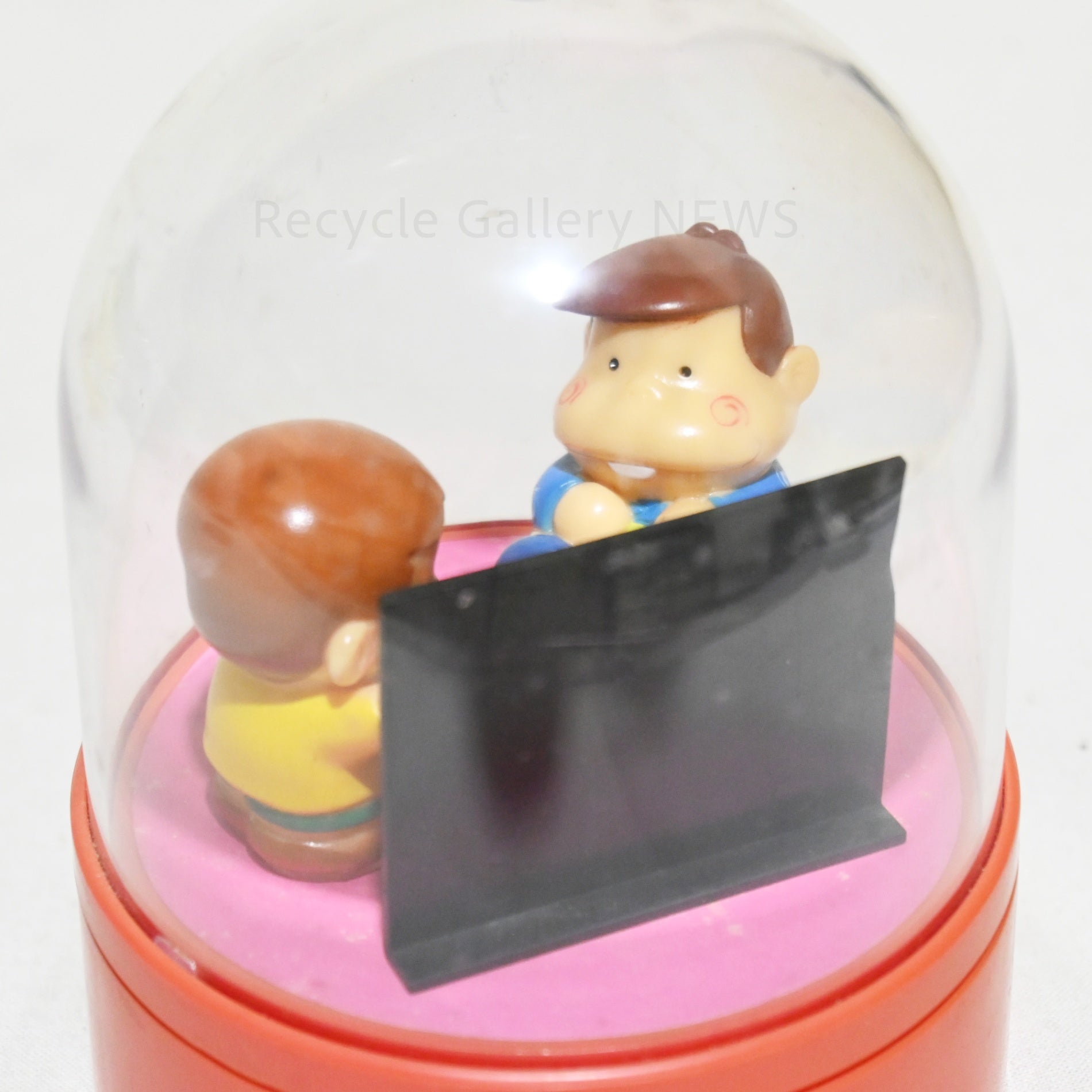 Genius Bakabon Dome-Shaped Music Box Bakabon Hajime-chan Japan Vintage Retro / 天才バカボン ドーム型 オルゴール バカボン ハジメちゃん 当時物 昭和レトロ 日本ヴィンテージ