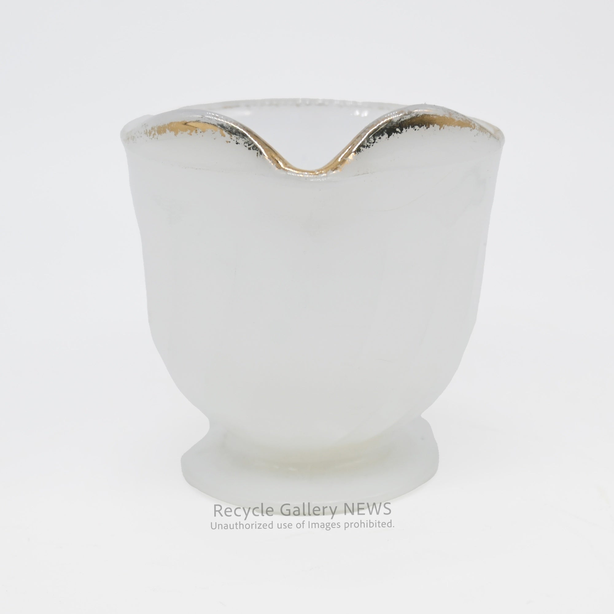 Vintage Fire-King Swirl Gold Rim Creamer American Mid Century/ ファイヤーキング スワールゴールドリム クリーマー アメリカ ミッドセンチュリー