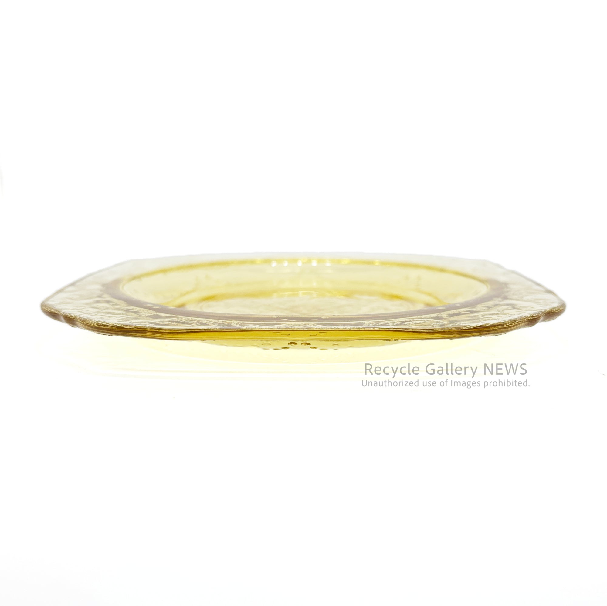 Federal Glass "Madrid" 15cm Cake plate U.S.A Vintage / フェデラル・グラス マドリッド ケーキプレート 1930年代