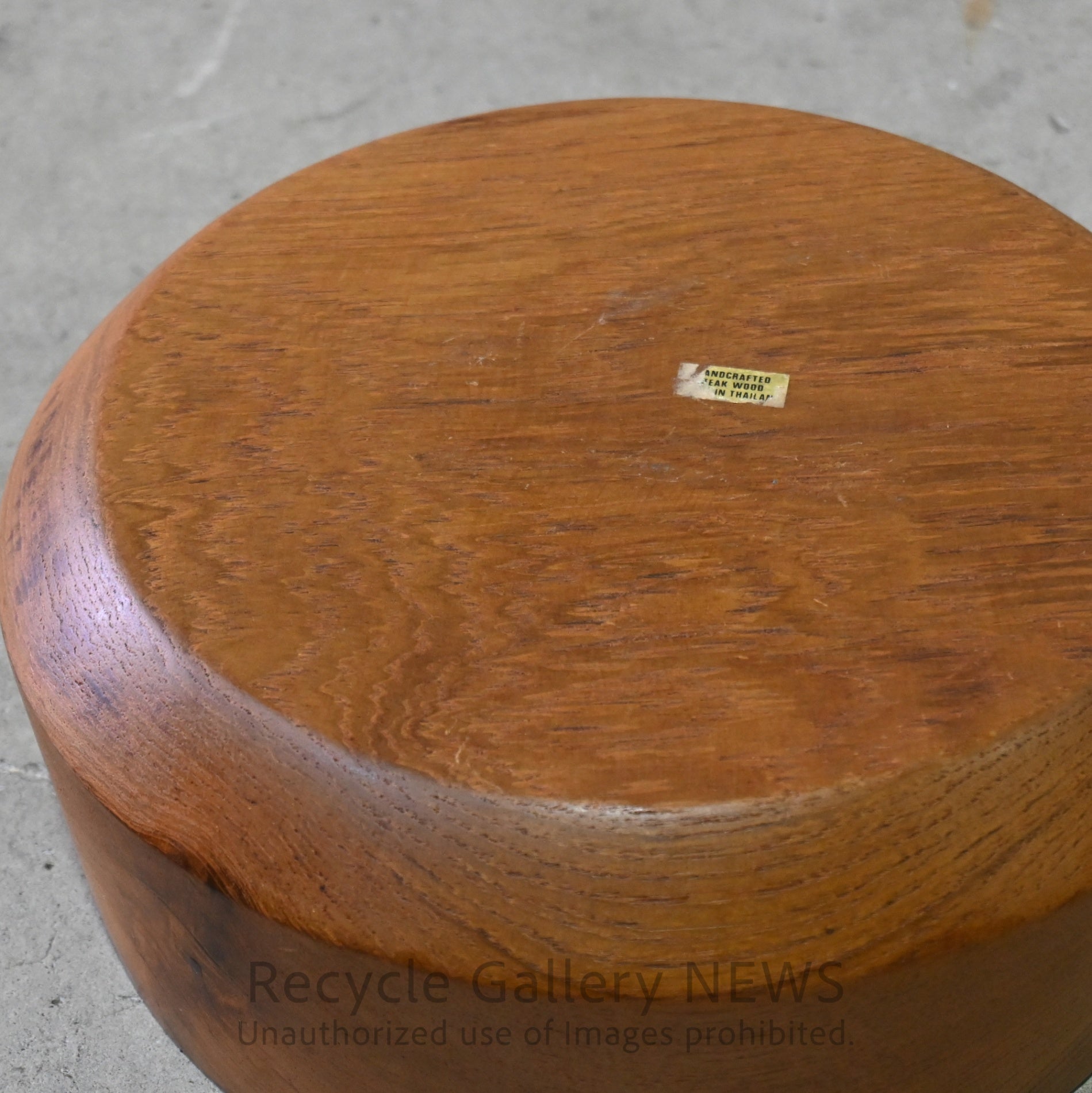 Teakwood Salad Bowl Tray Brown / チークウッド サラダボウル 小物入れ ブラウン