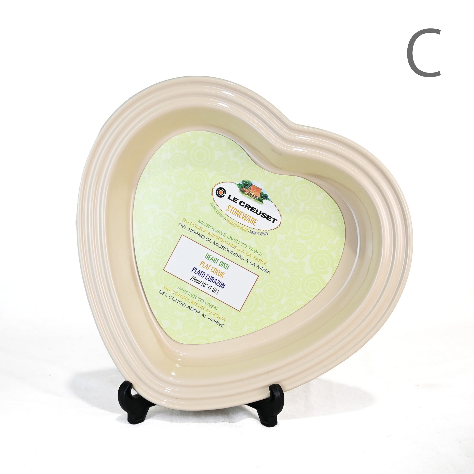 Le Creuset Heart Dish Large Plate French Kitchenware 3colors / ル・クルーゼ ハートディッシュ オーブン 耐熱 大皿 3色