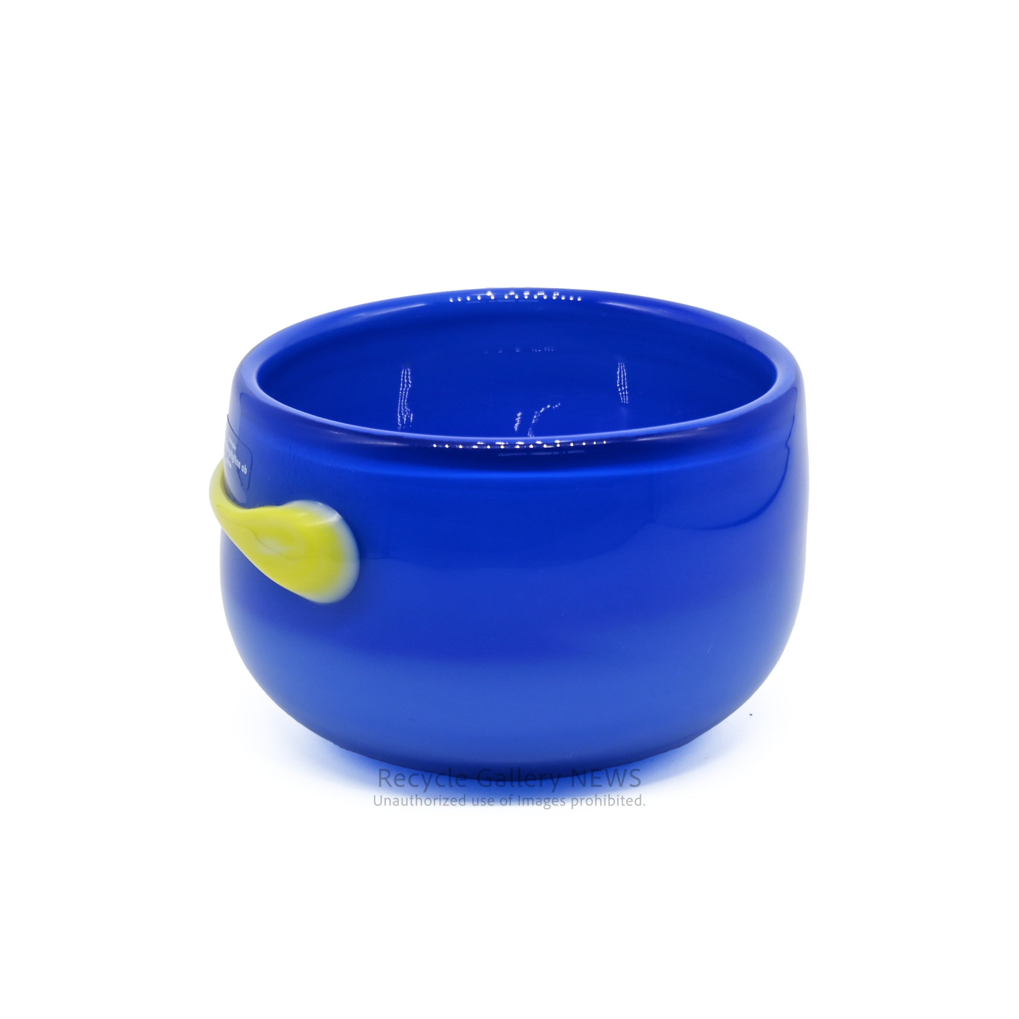 Strombergshyttan × Jonas Torstensson Blue glass bowl Scandinavian Style Swedish 1990's / ストロンベリヒッタン ヨナス・トルステンソン ブルーグラスボウル スウェーデン 北欧 1990年代