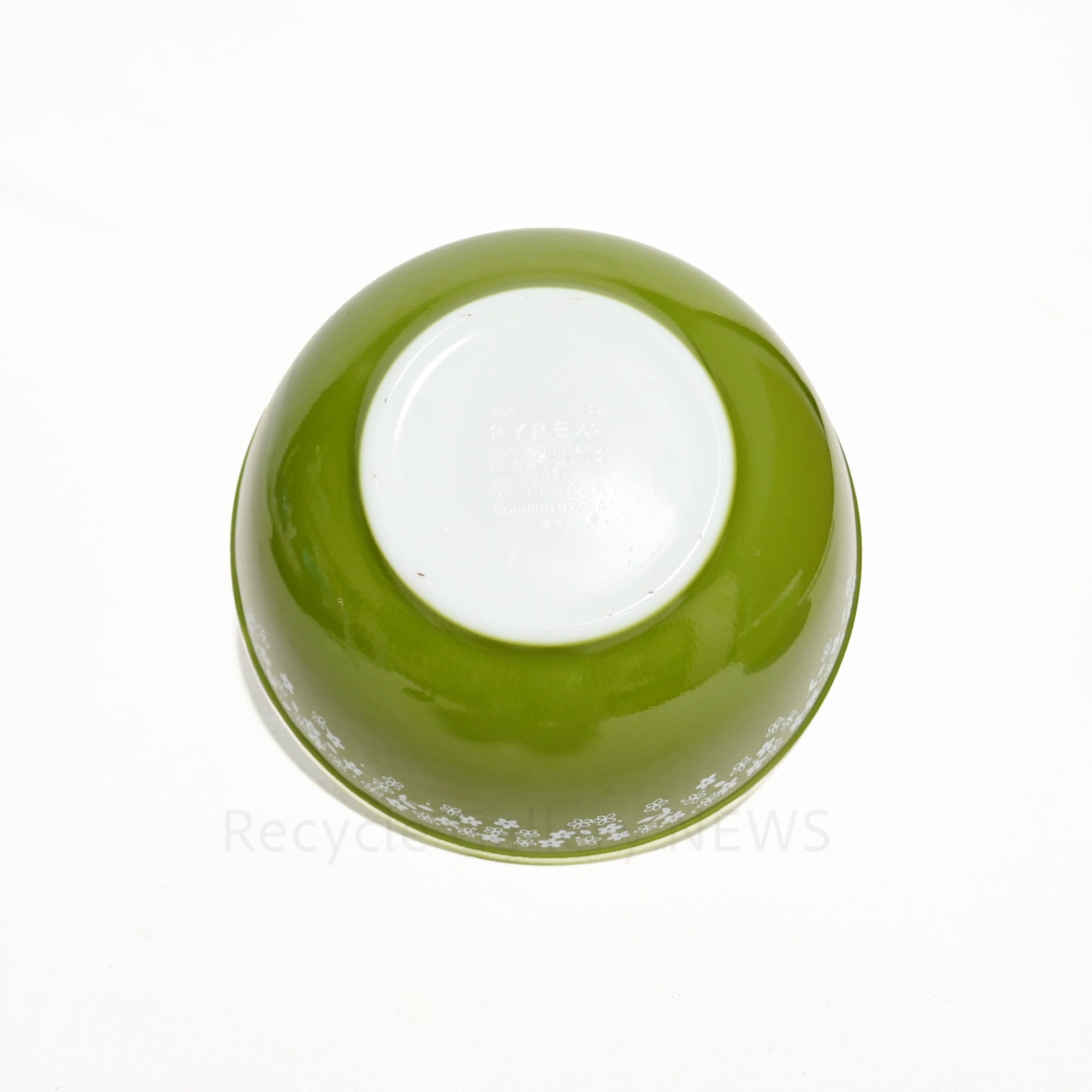 Vintage Pyrex Crazy Daisy Mixing Bowl Large Heat-Resistant Glass American Vintage / オールドパイレックス ミキシングボウル Lサイズ クレイジーデイジー 耐熱ガラス アメリカヴィンテージ