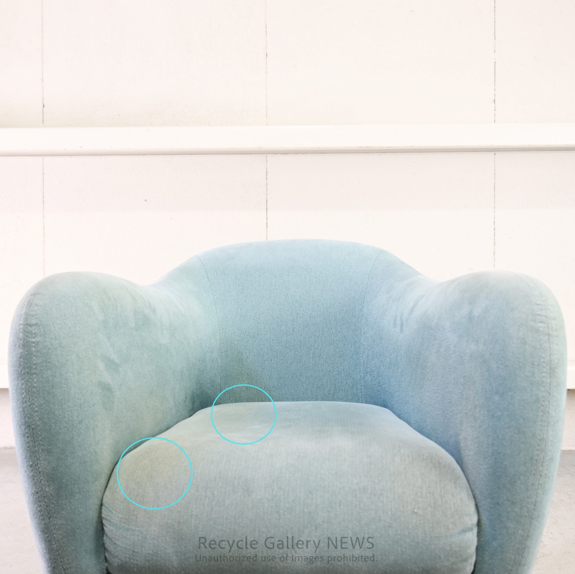 IDEE MINI MILLER ARM CHAIR Blue Gray Japan Mid Century Modern / イデー ミニミラー アームチェア ブルーグレー 日本 ミッドセンチュリー