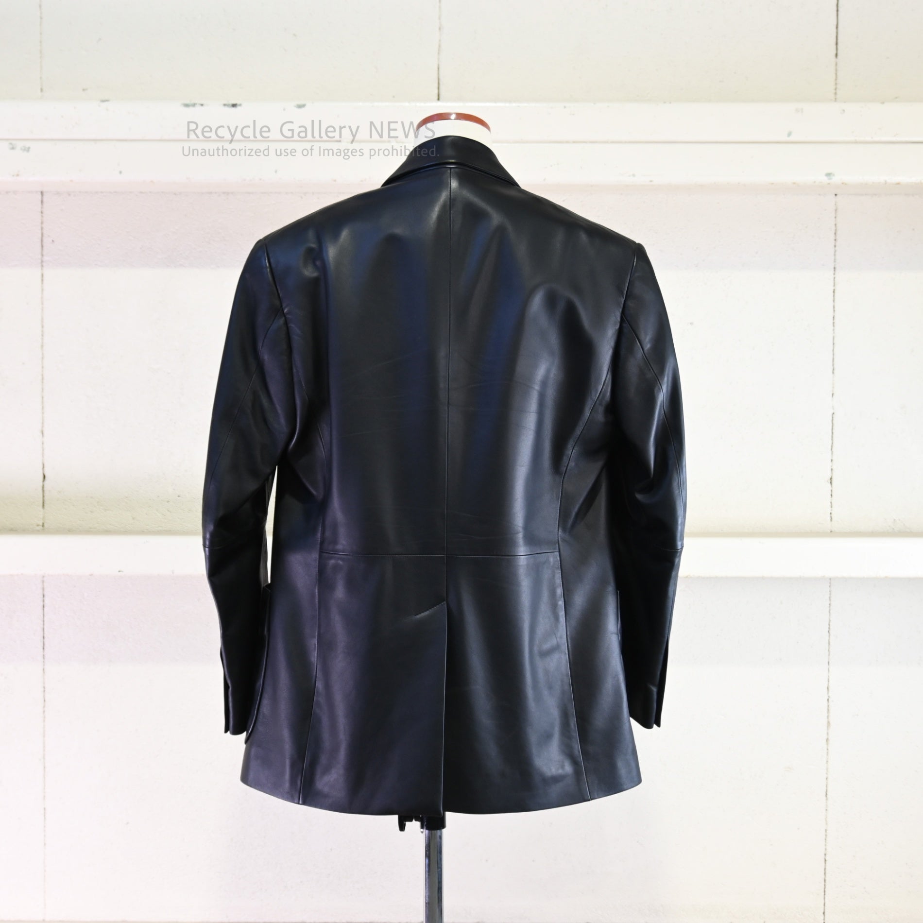 LOEWE Men's Lamb Leather Jacket in Black Jonathan Anderson /  ロエベ メンズ ラム レザー ジャケット ブラック ジョナサン・アンダーソン  羊革 黒