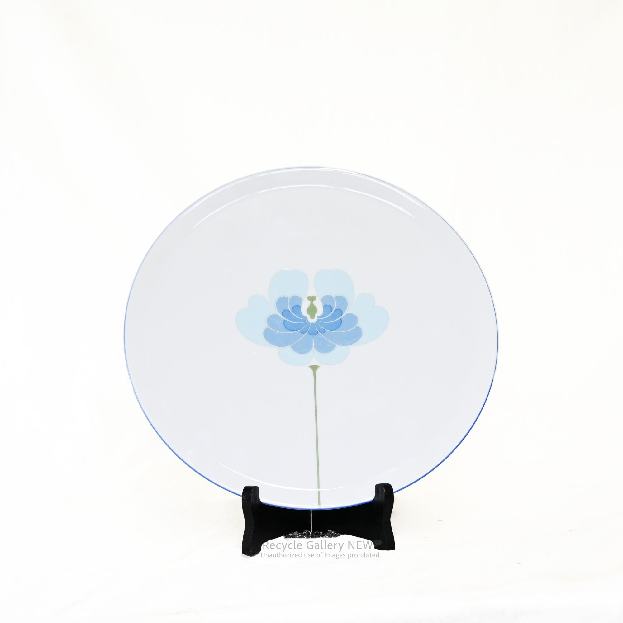 Rosenthal "Blue Flower" 100th Anniversary Plate Made in Germany Scandinavian Style / ローゼンタール 100周年記念プレート ブルーフラワー  ドイツ 北欧テイスト