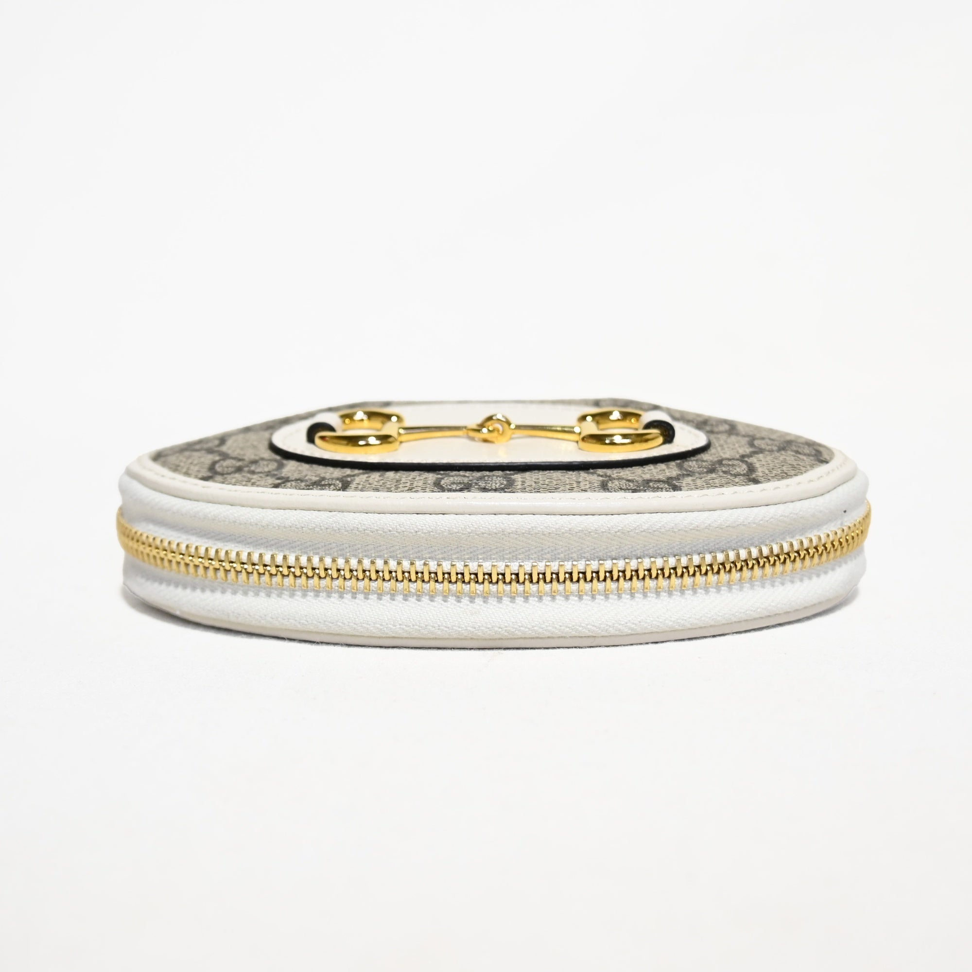 GUCCI Horsebit Oval Round Zipper Coin Case / グッチ ホースビット オーバルラウンドファスナー コインケース 新古品