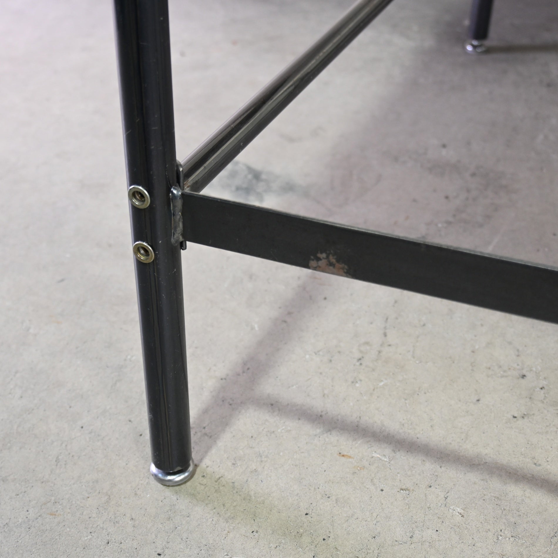 BIMAKES SOLID WOOD IRON DESK Compact desk and chair set Industrial design / ビメイクス ソリッドウッド アイアンデスク コンパクトデスク チェア セット 机 インダストリアルデザイン