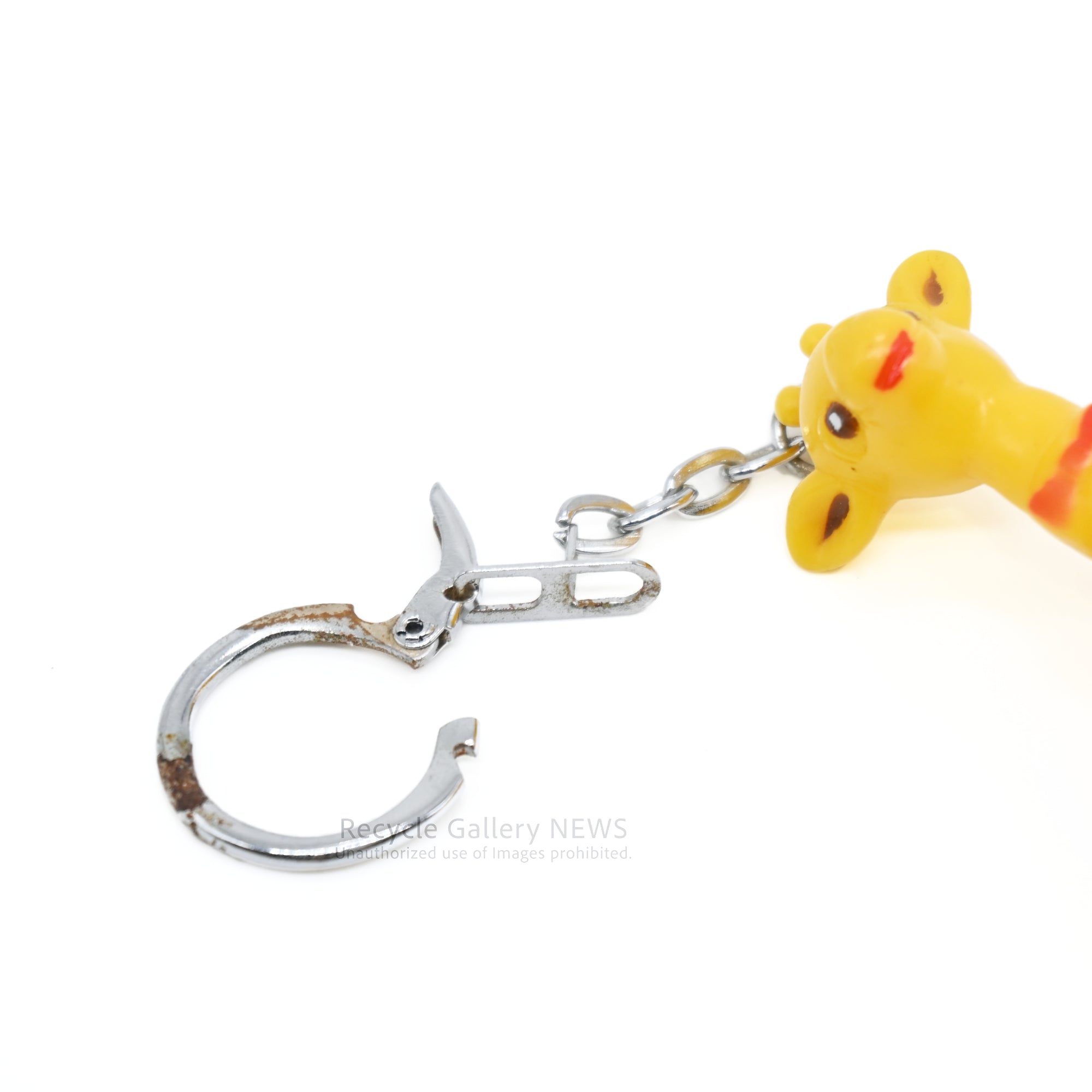 Sanpo-Seiyaku Pharmaceutical Giraffe Soft Vinyl Keychain Showa Retro Japan / 三宝製薬 きりん ソフビ キーホルダー 昭和レトロ 日本