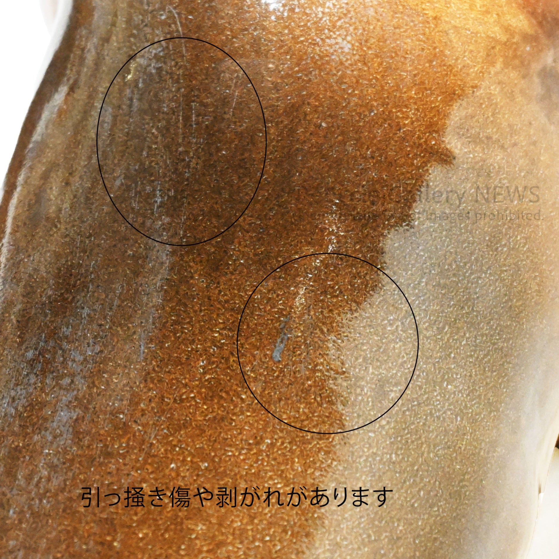 Large ceramic Dachshund figurine 38cm wide Dog Object / 大きなダックスフンドの陶器人形 ワイド約38cm 犬 置物 オブジェ