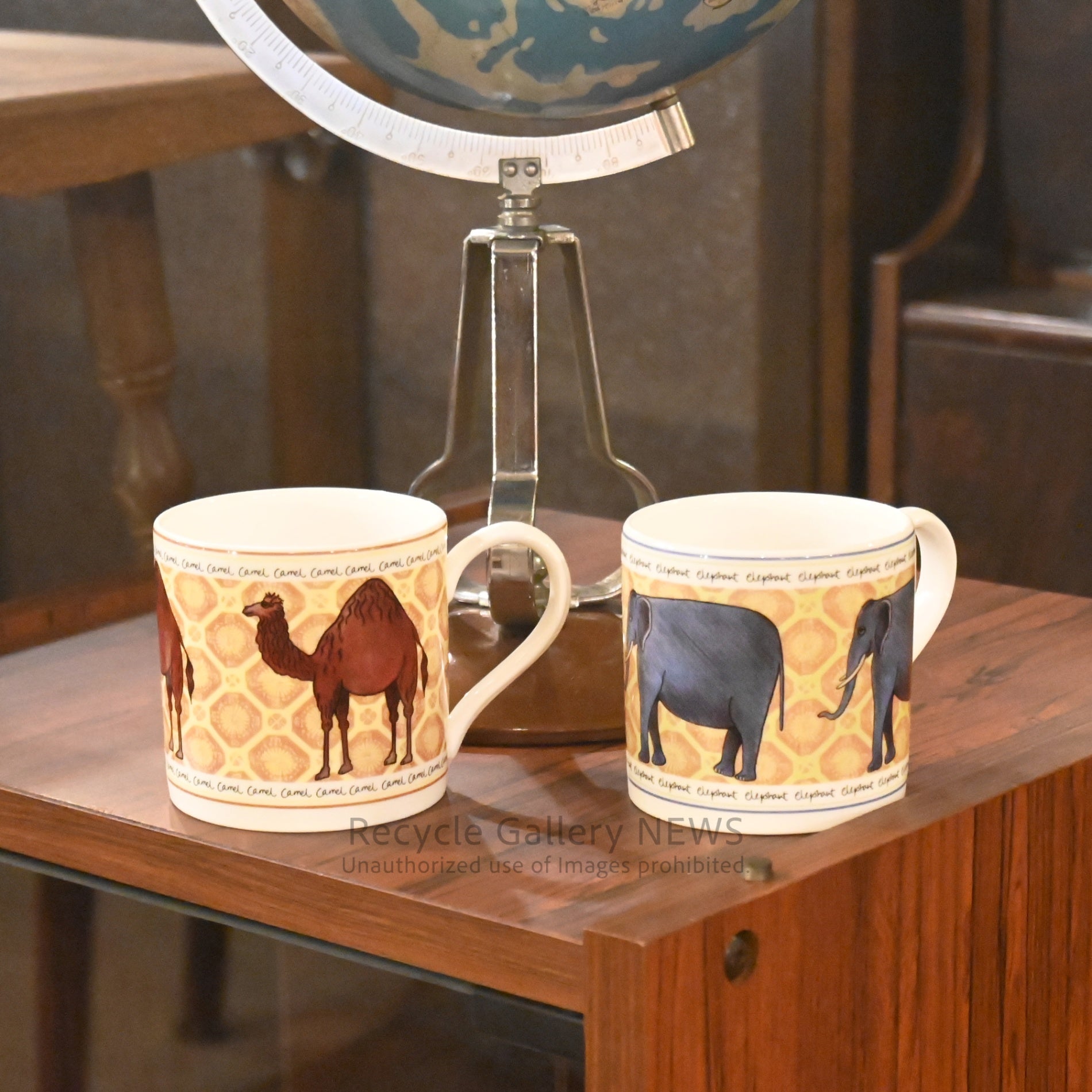 WEDGWOOD "CAMEL" mug British with Animal Motif / ウェッジウッド "キャメル" マグ イギリス 動物柄