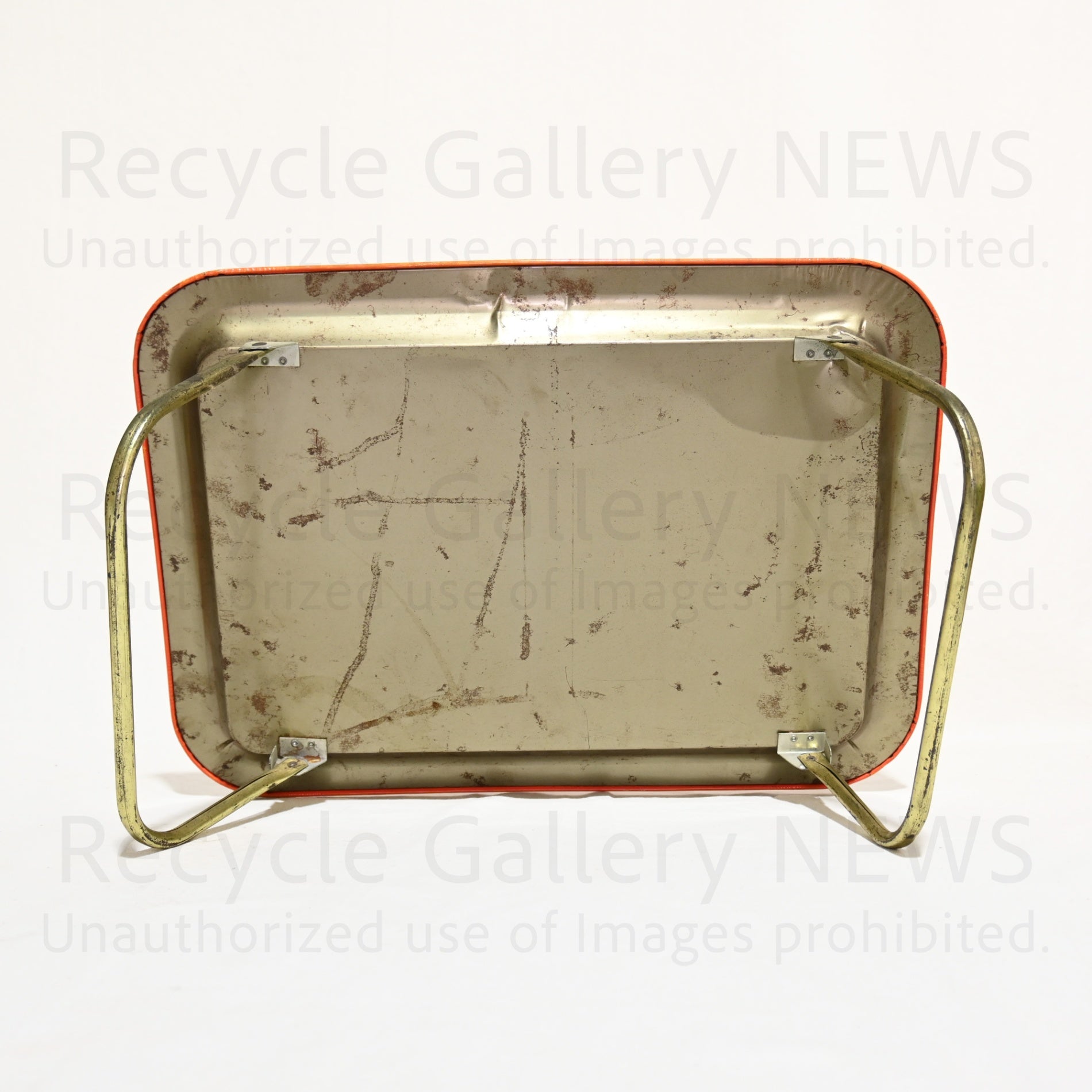 PAC-MAN Folding Mini Table Tin Tray 1980’s Vintage / パックマン 折りたたみ ミニテーブルトレー ブリキトレイ 80年代ヴィンテージ