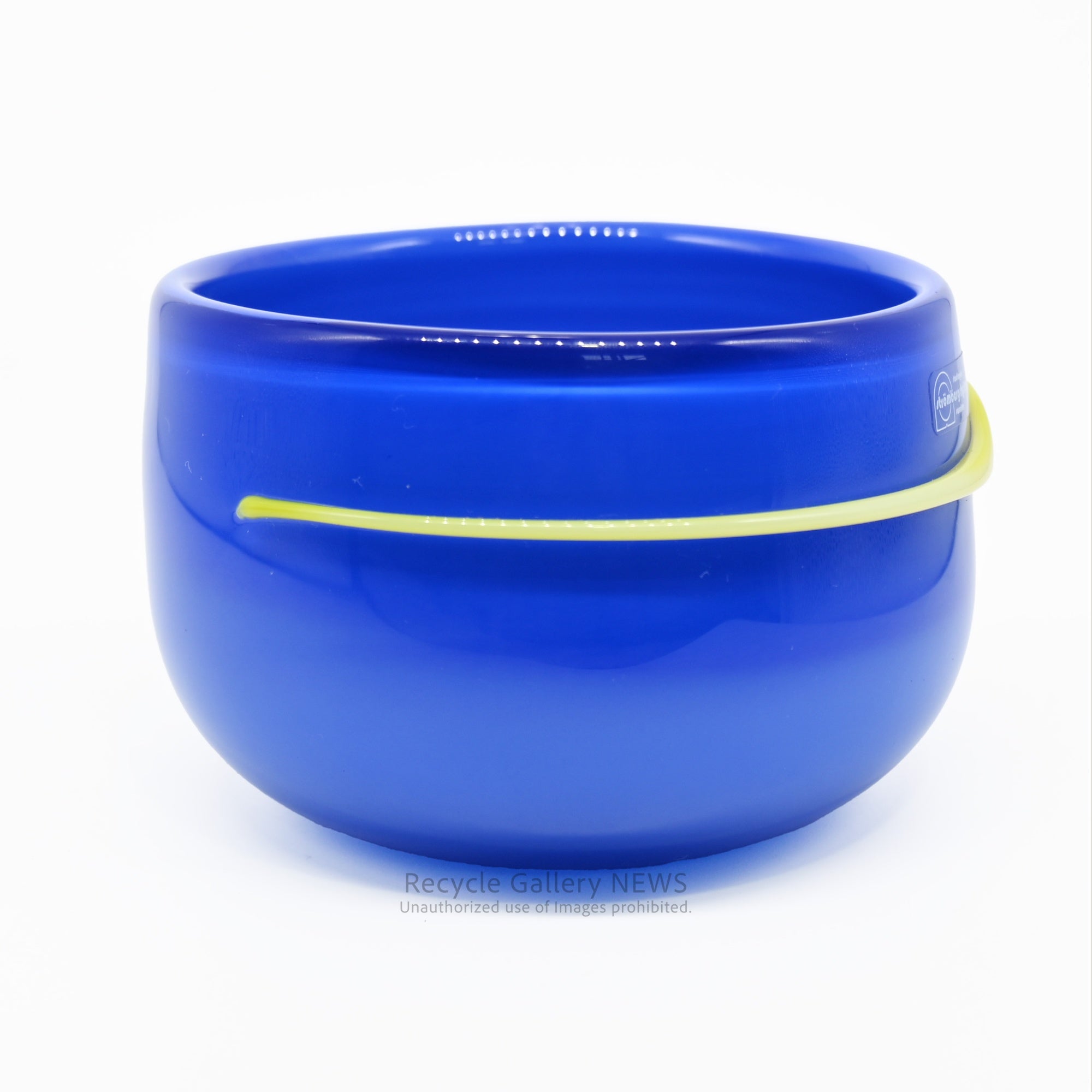 Strombergshyttan × Jonas Torstensson Blue glass bowl Scandinavian Style Swedish 1990's / ストロンベリヒッタン ヨナス・トルステンソン ブルーグラスボウル スウェーデン 北欧 1990年代
