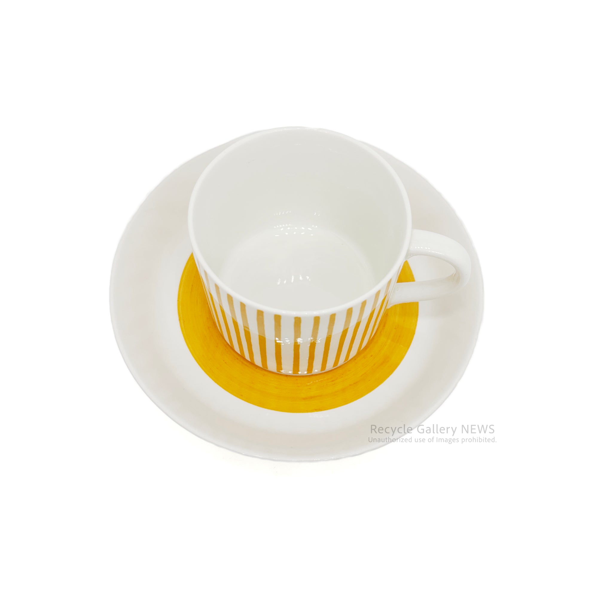 Rorstrand Kadett C&S Orange Yellow Hertha Bengtson / ロールストランド カデット カップ＆ソーサー ヘルタ・ベングトソン 1960年代