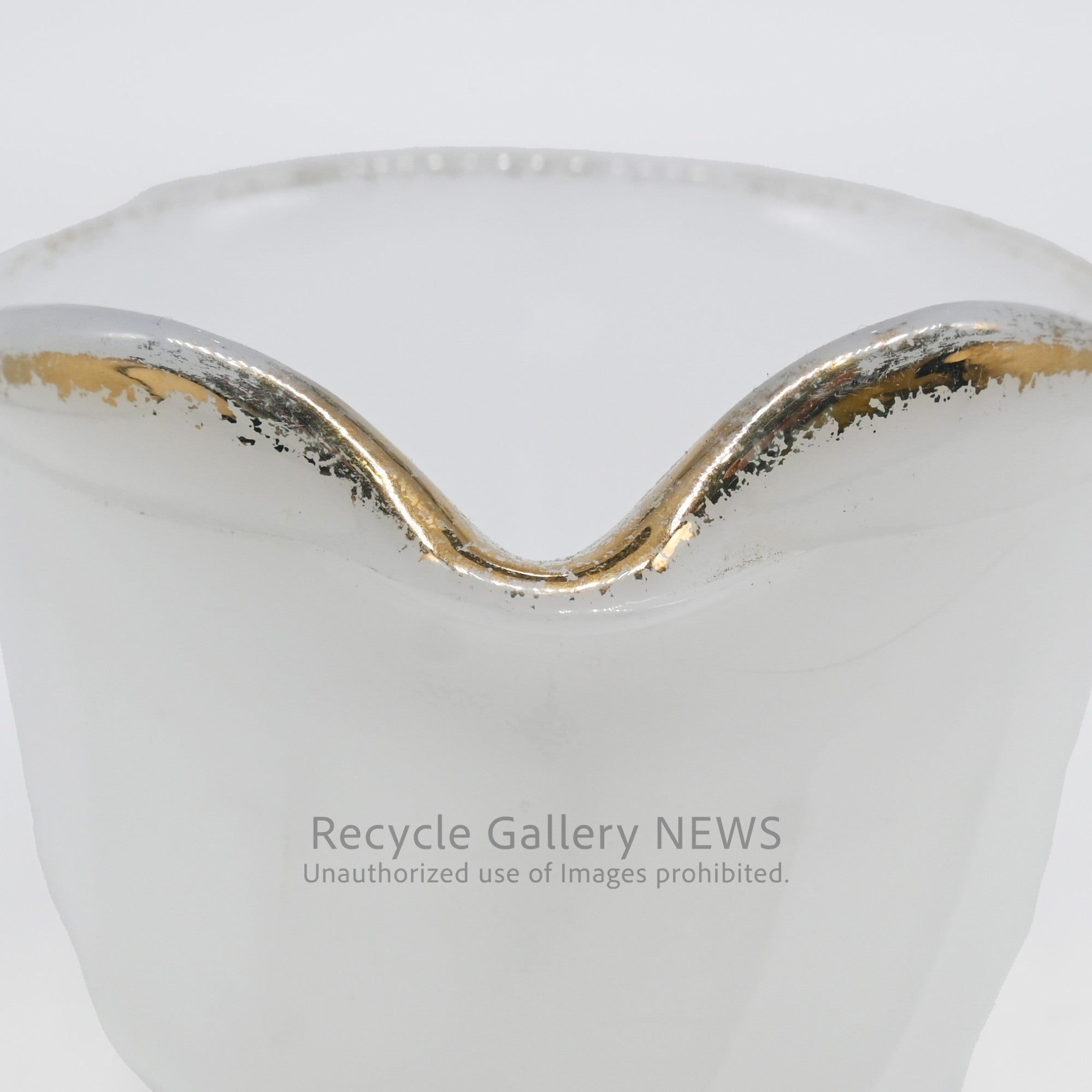 Vintage Fire-King Swirl Gold Rim Creamer American Mid Century/ ファイヤーキング スワールゴールドリム クリーマー アメリカ ミッドセンチュリー