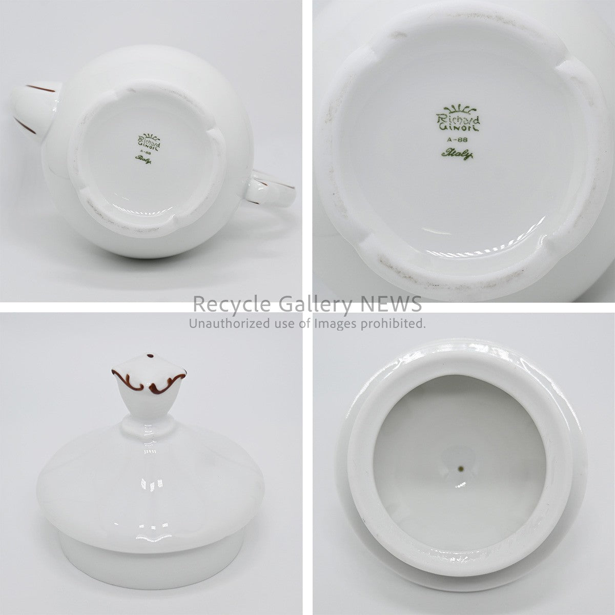 Richard Ginori Demitasse 9-Piece Complete Set Rare Design Star Pattern / リチャード・ジノリ デミタスフルセット 9点 希少デザイン 星柄